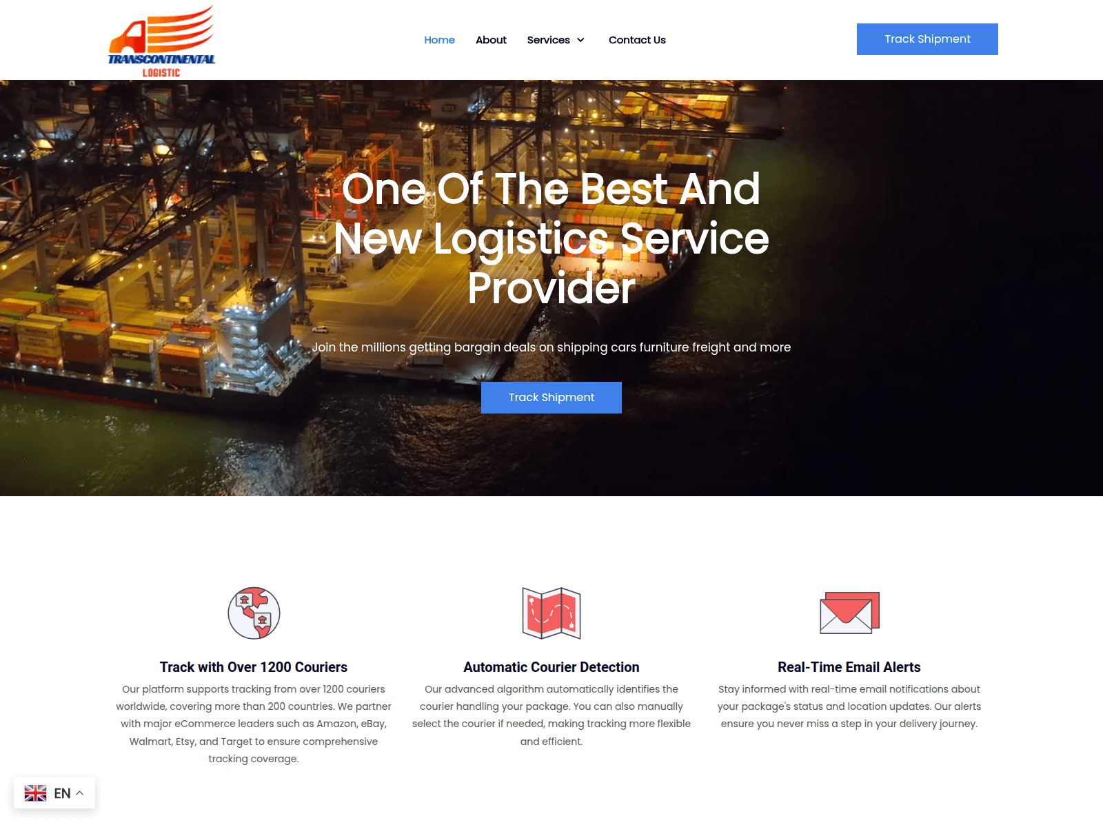 Screenshot of trnscl.com