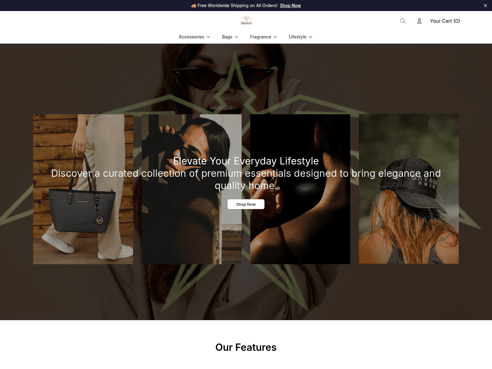 Screenshot of alankritstudio.shop