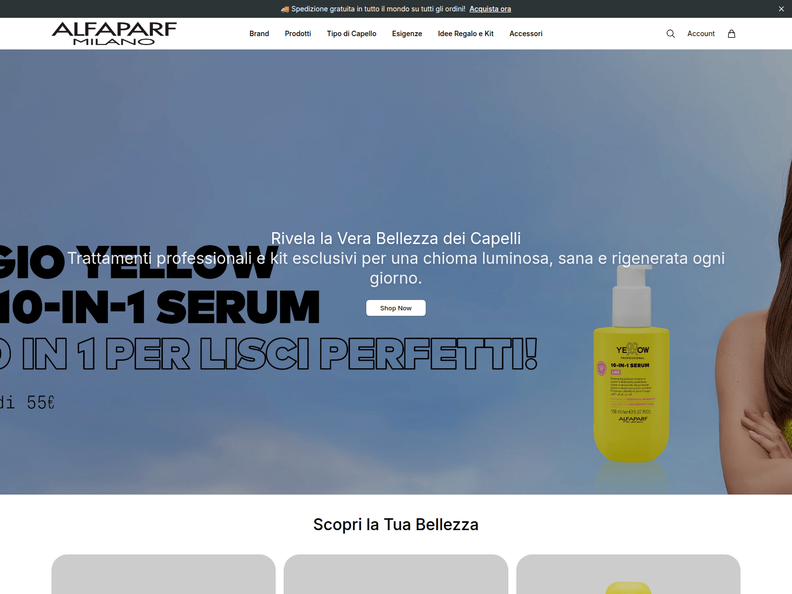 Screenshot of alfaparfmilanoshop.shop