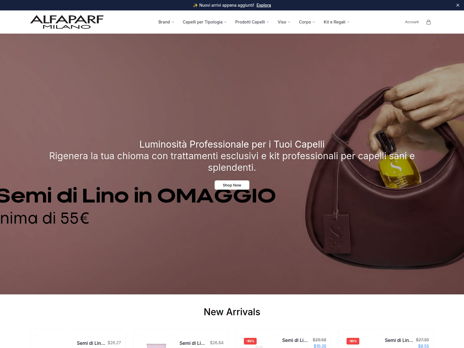 Screenshot of alfaparfmilanohq.shop