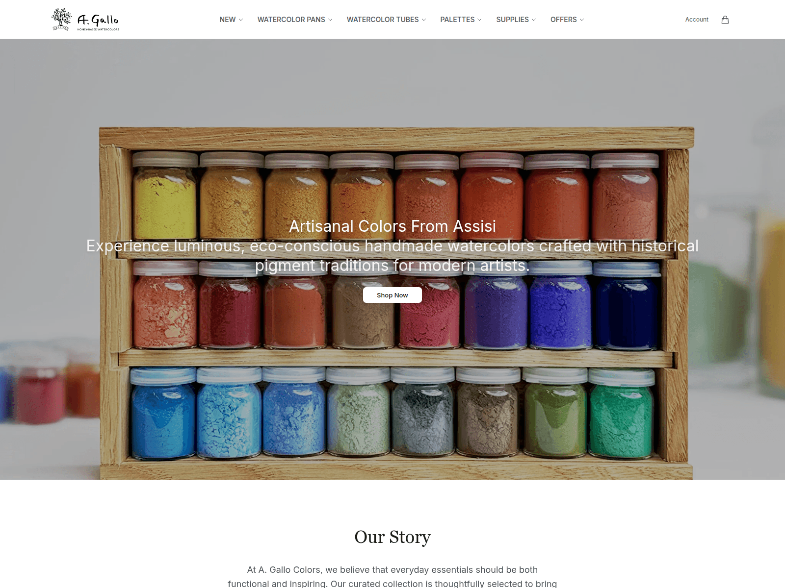 Captura de pantalla de agallocolorsonline.shop