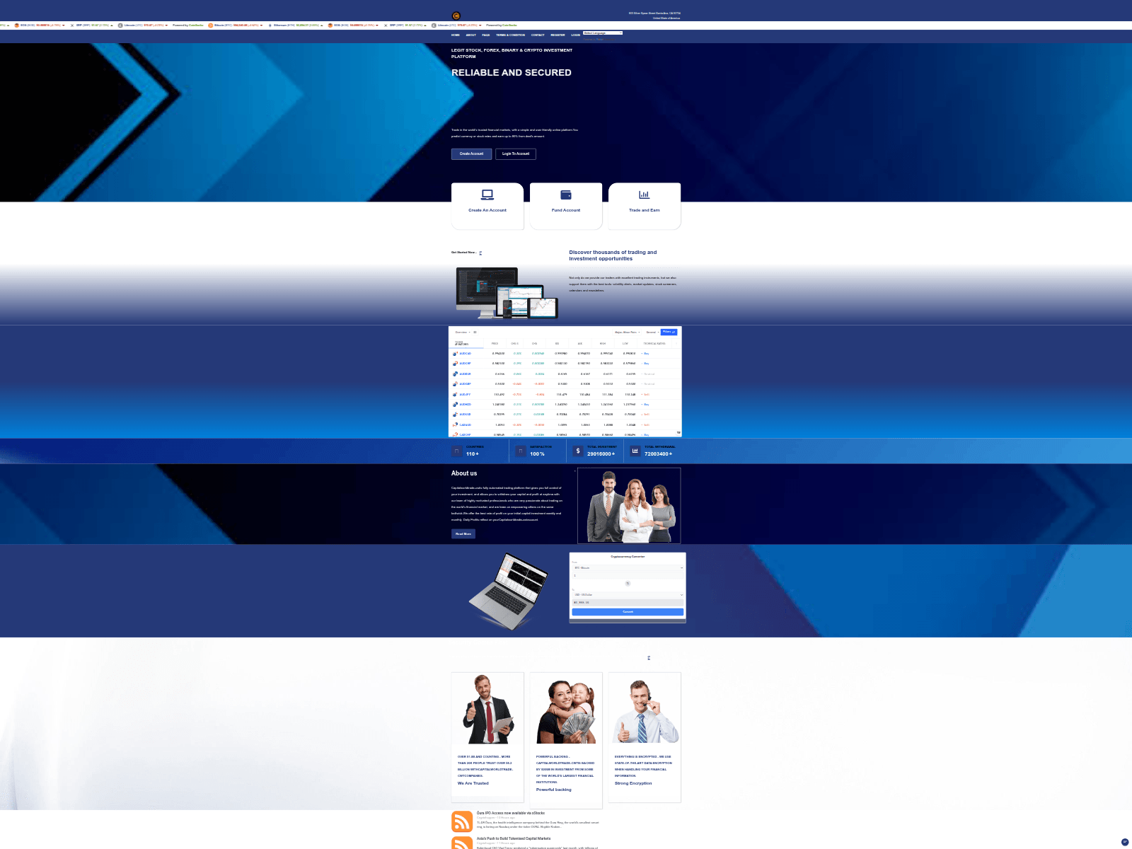 Screenshot of capitalworldtrade-cwt.com