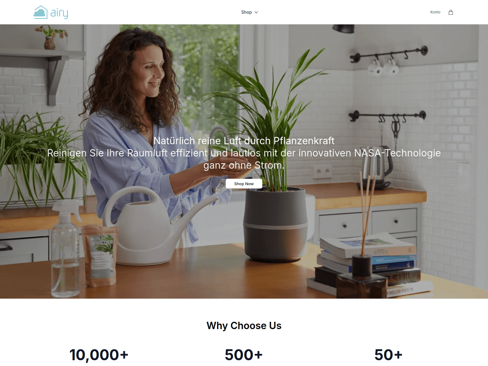 Screenshot of airyworld.shop