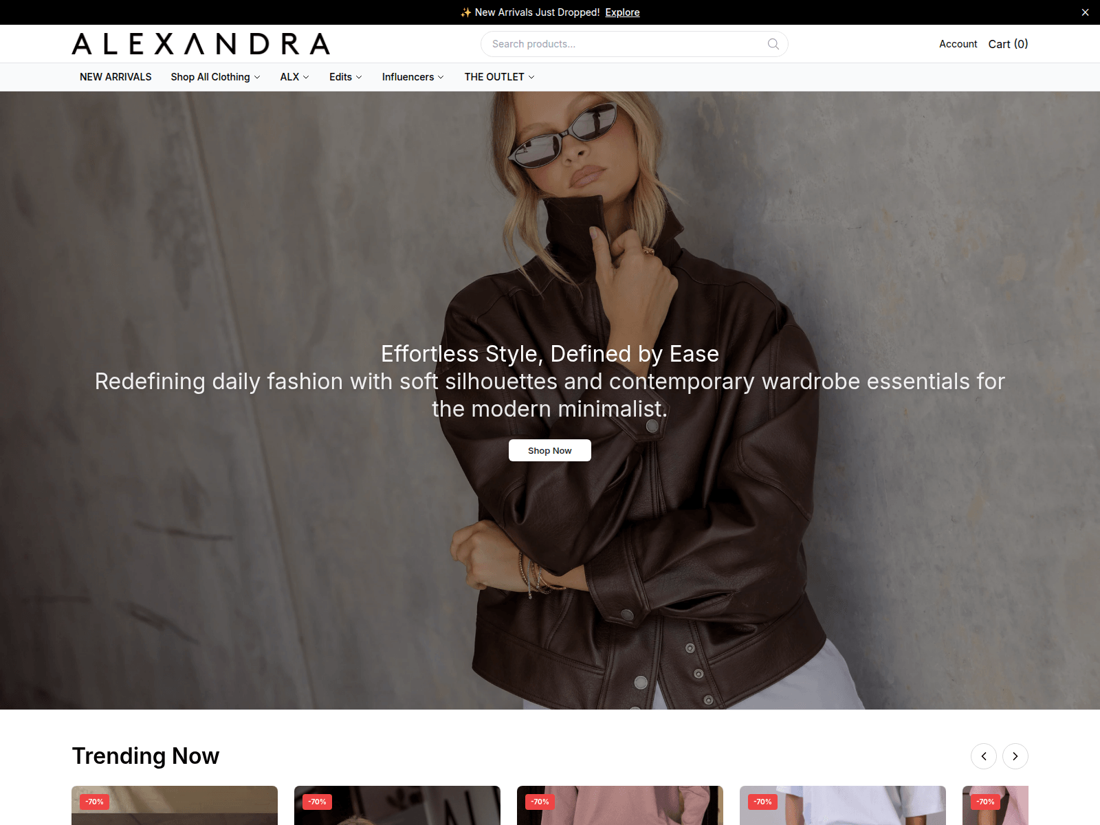 Screenshot of alestri.shop