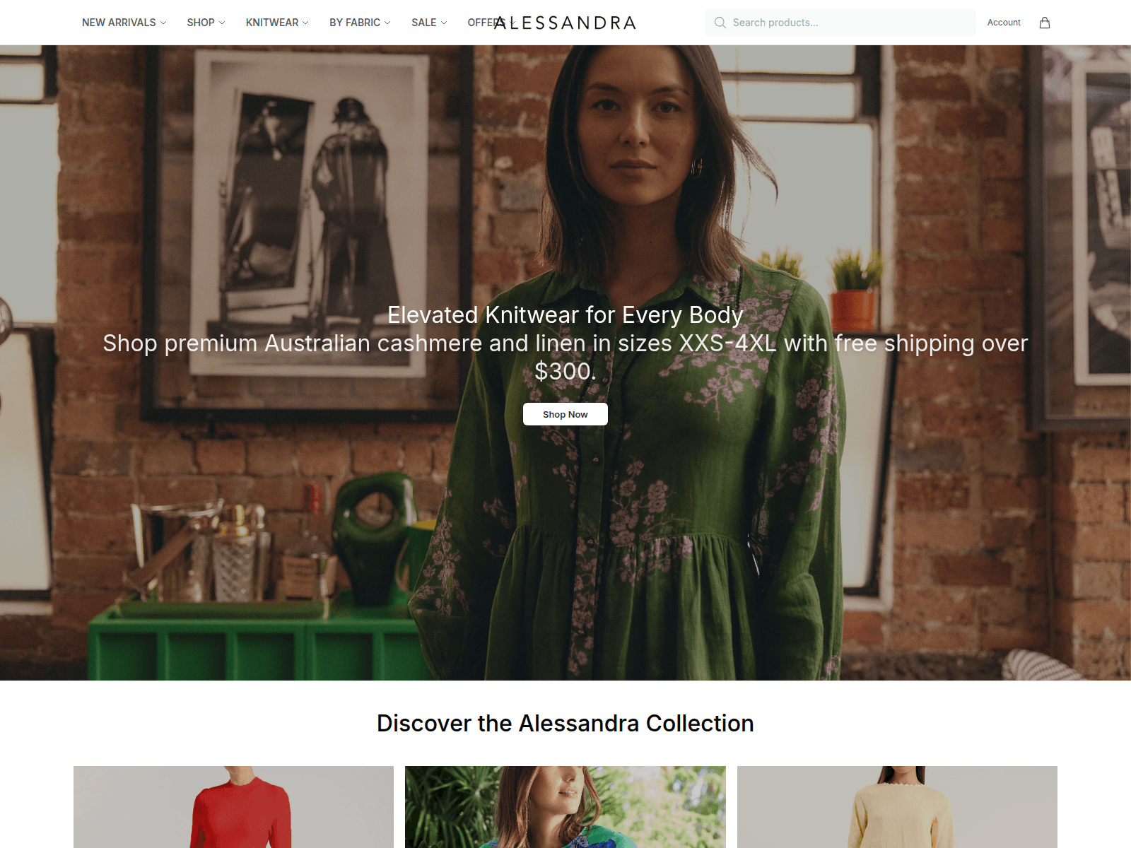 Screenshot of alessandrastyle.shop