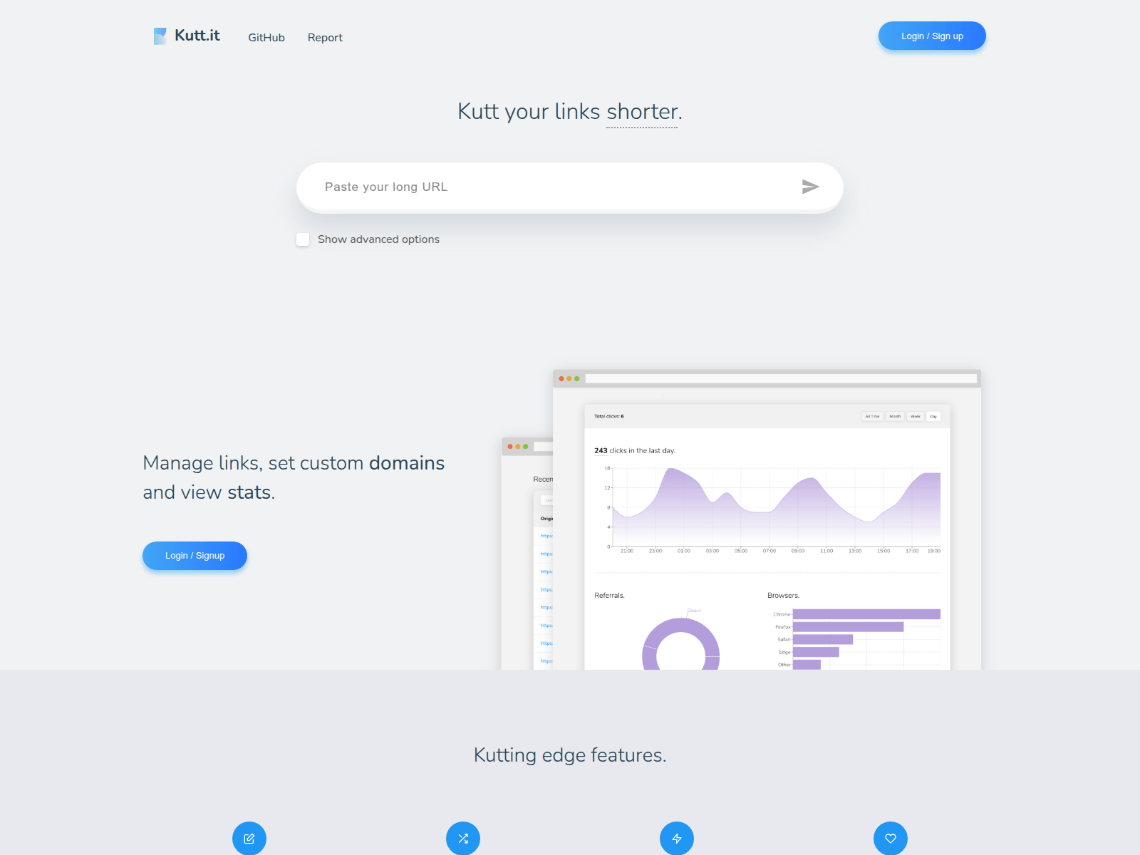 Screenshot of kutt.ar-email.com.br