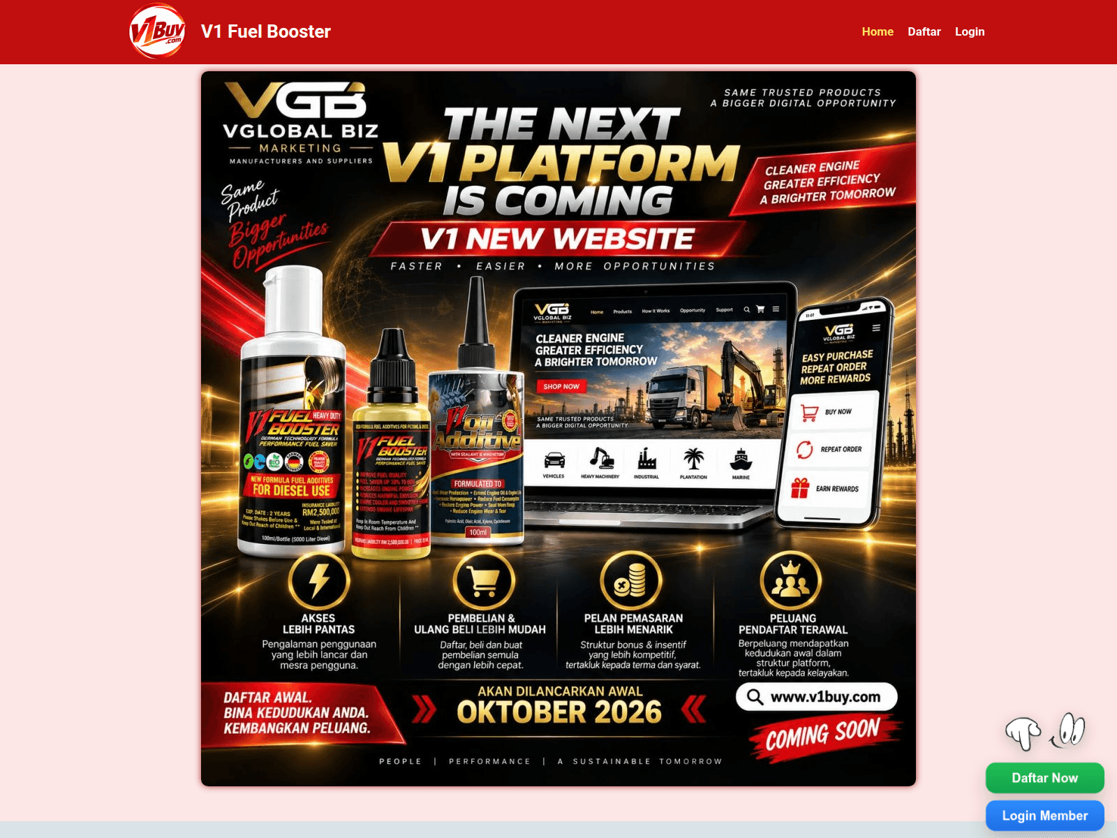 Screenshot of v1buy.com