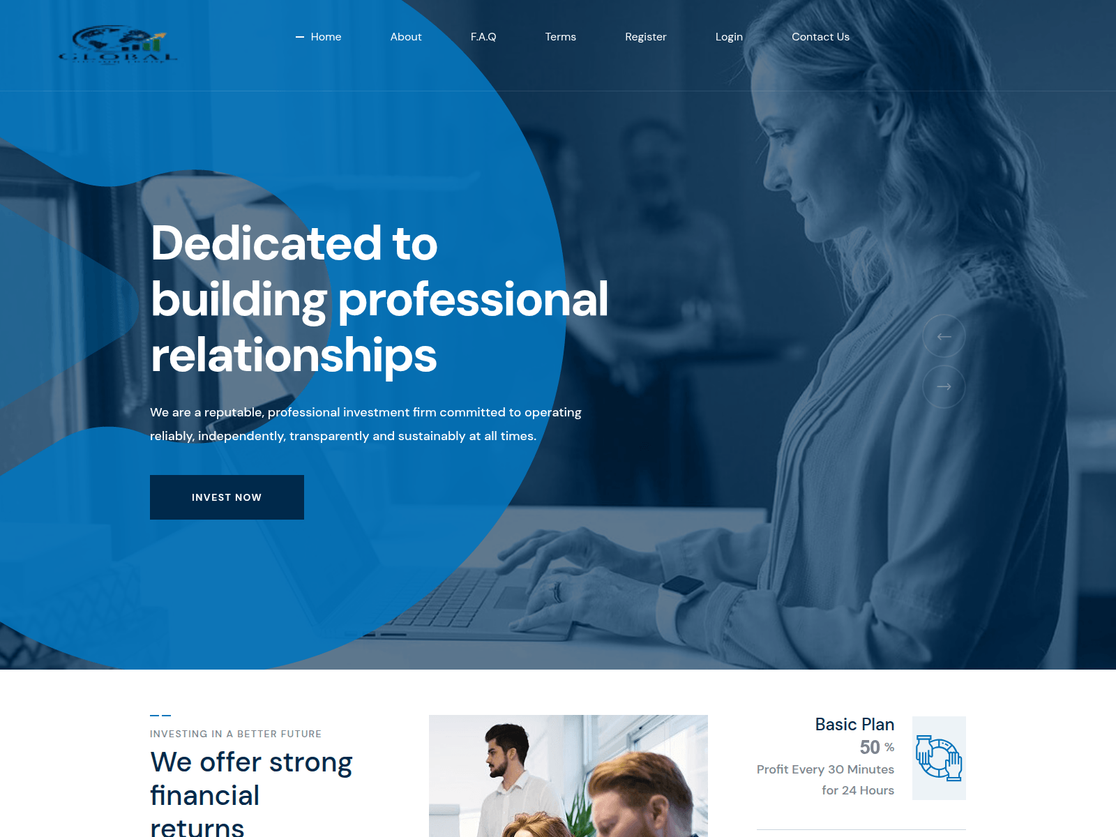 Screenshot of amgloaumfin.com