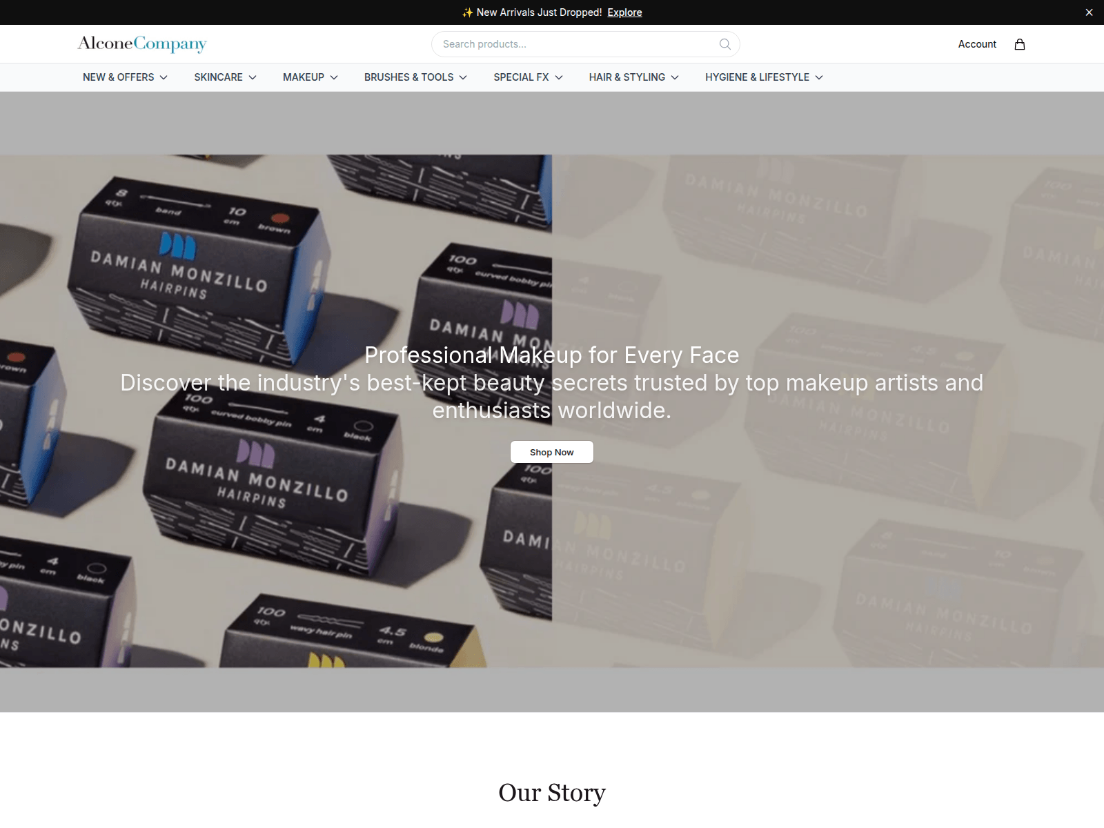 Screenshot of alconehub.shop