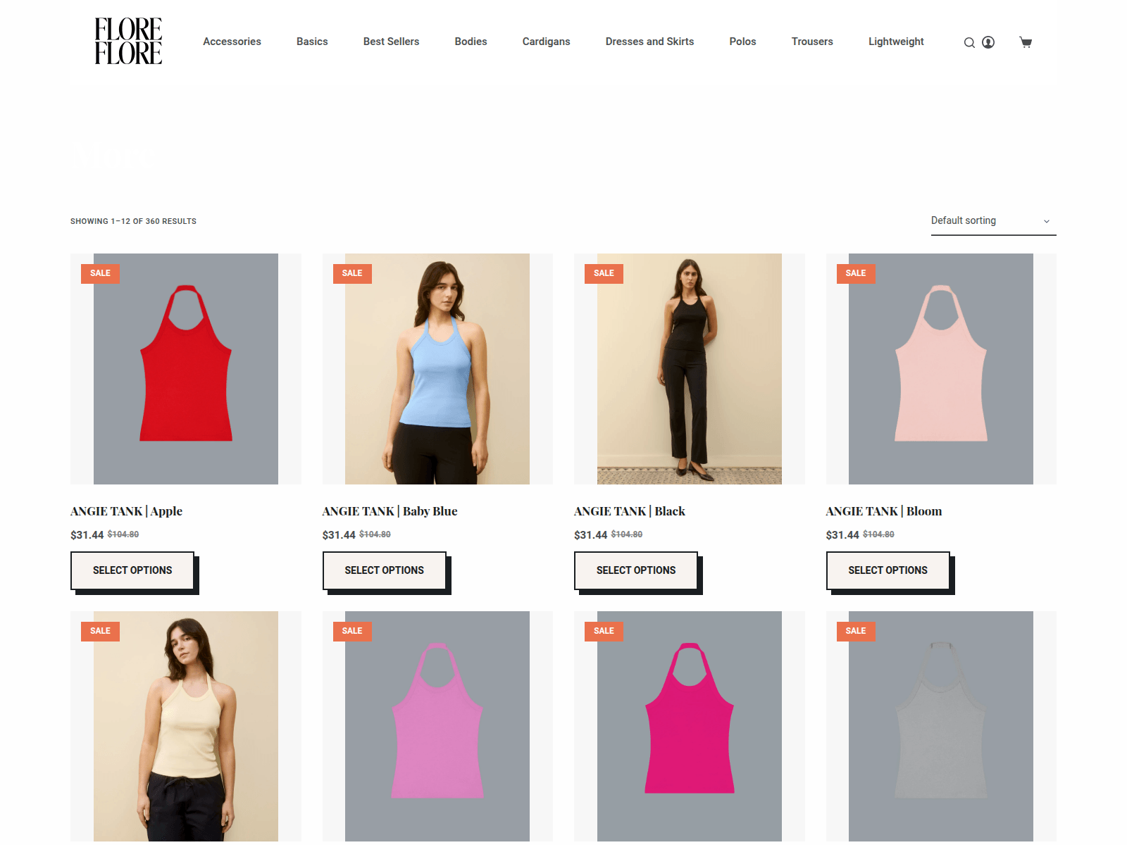 Screenshot of florefashion.com