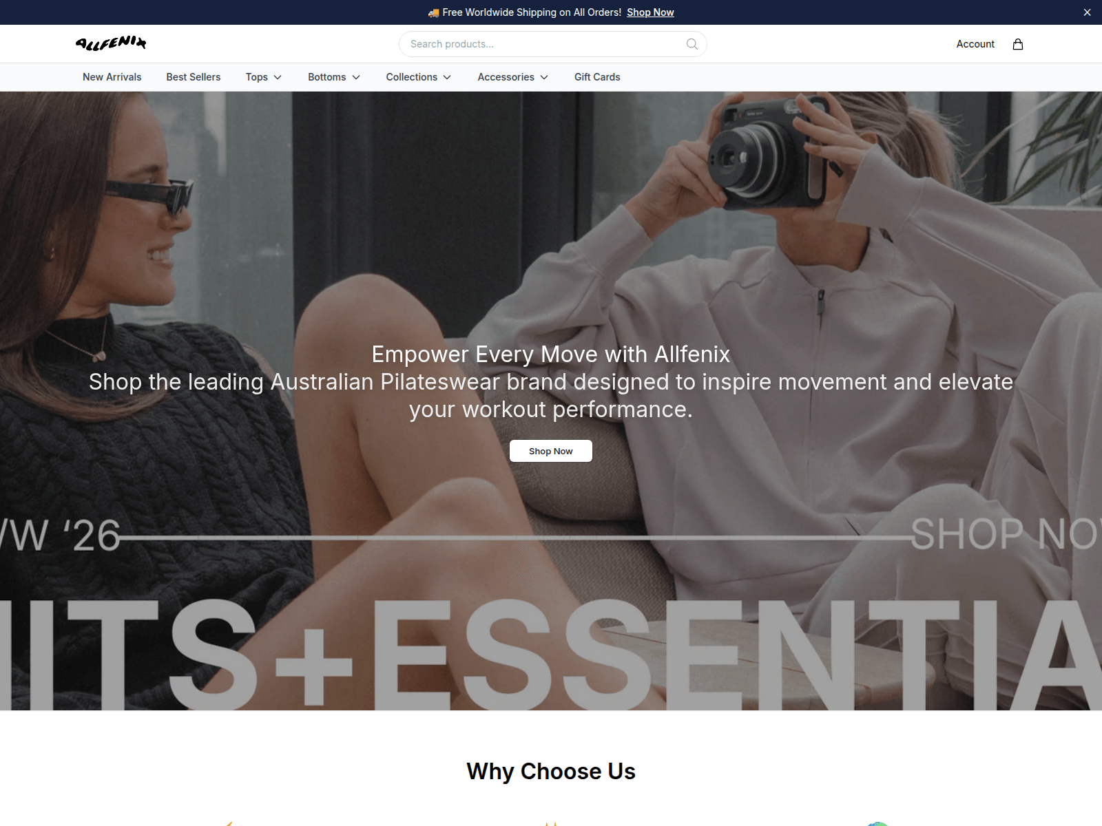 Screenshot of allfenixofficial.shop