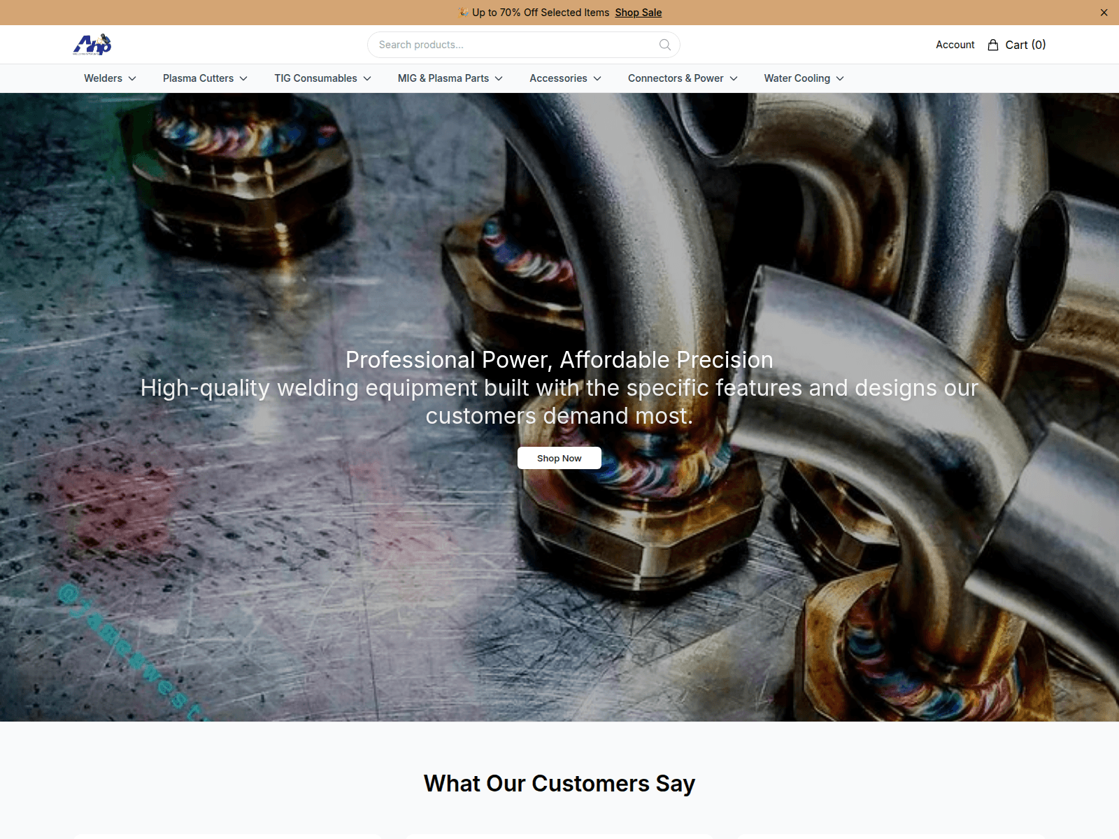 Screenshot of ahpweldersshop.shop