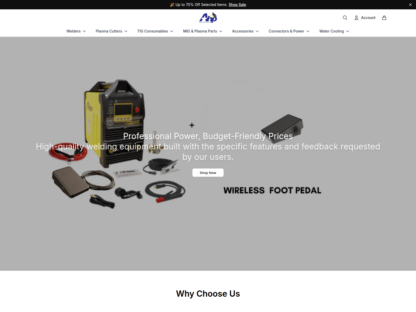 Screenshot of ahpweldsmarket.shop