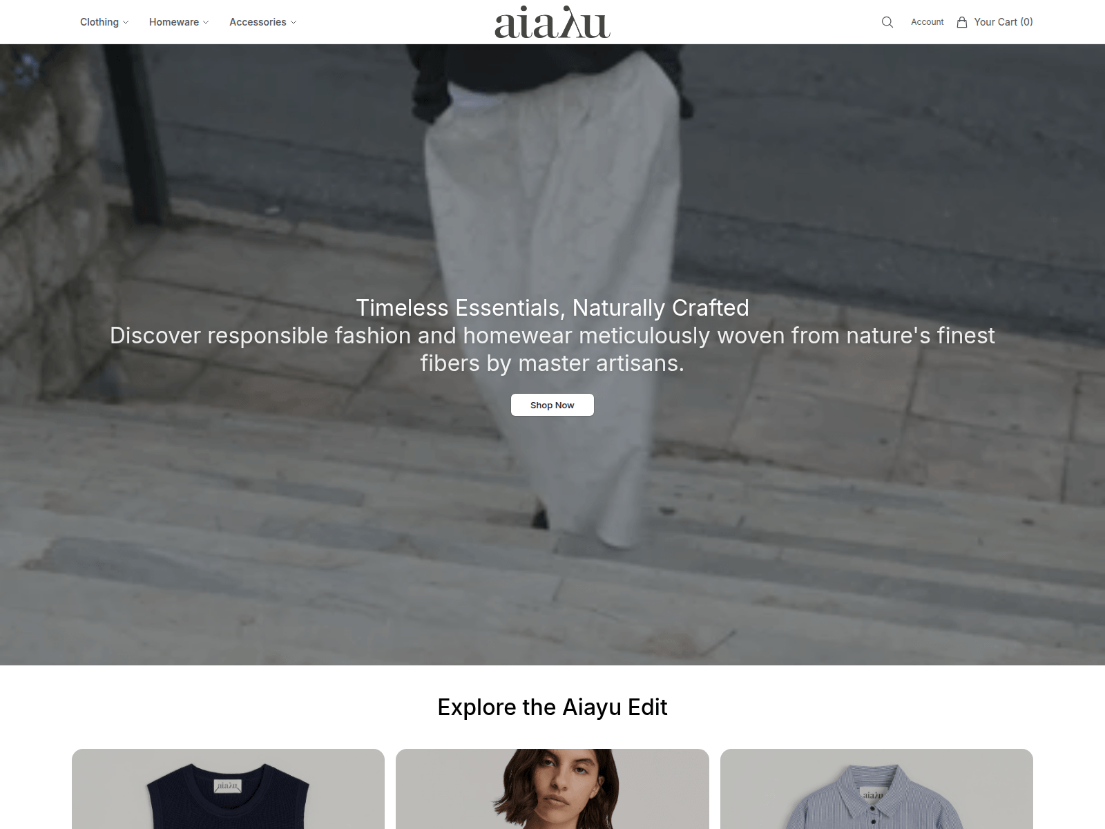 Screenshot of aiayulife.shop