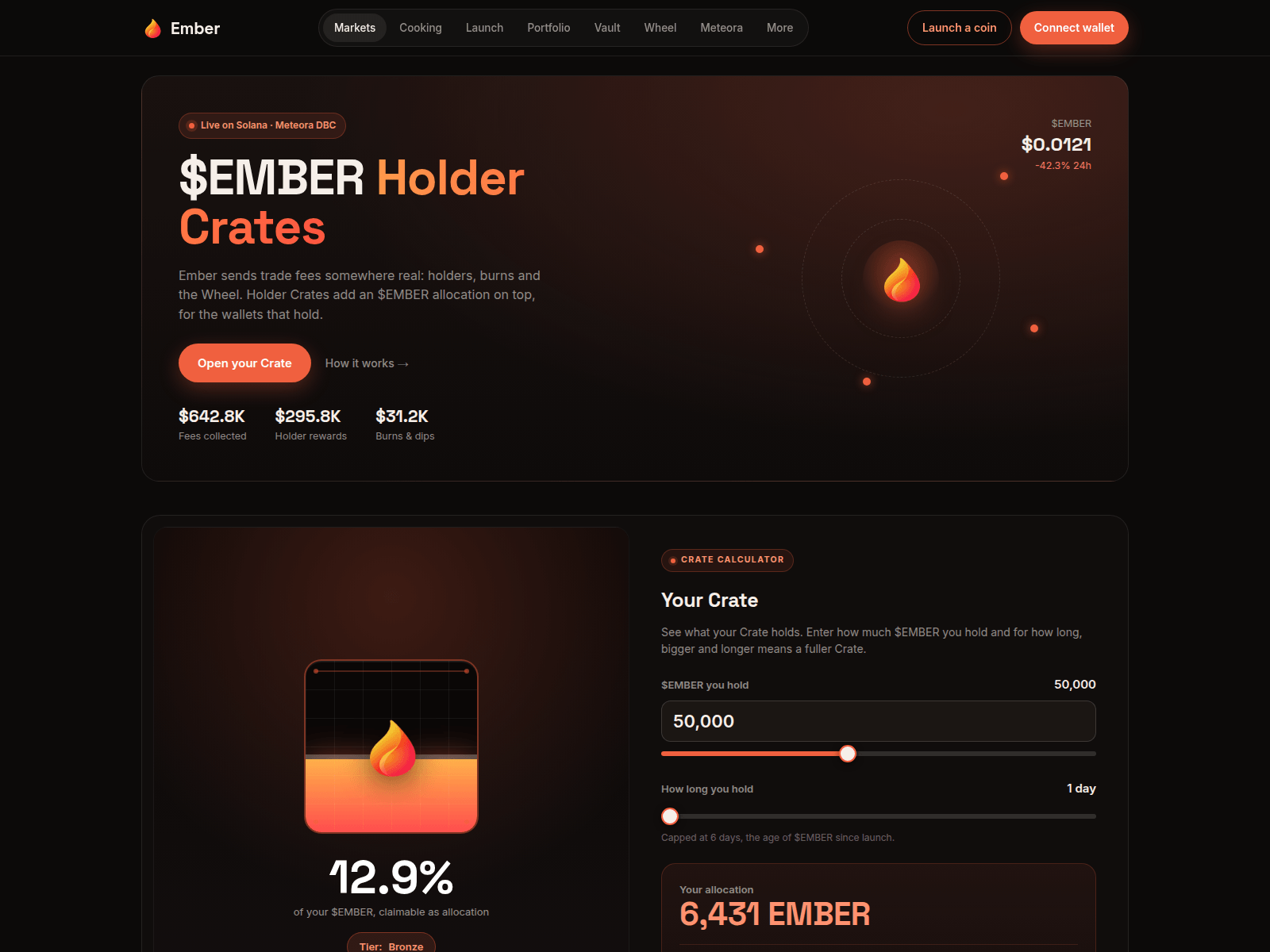 Screenshot of embercurve-crates.com