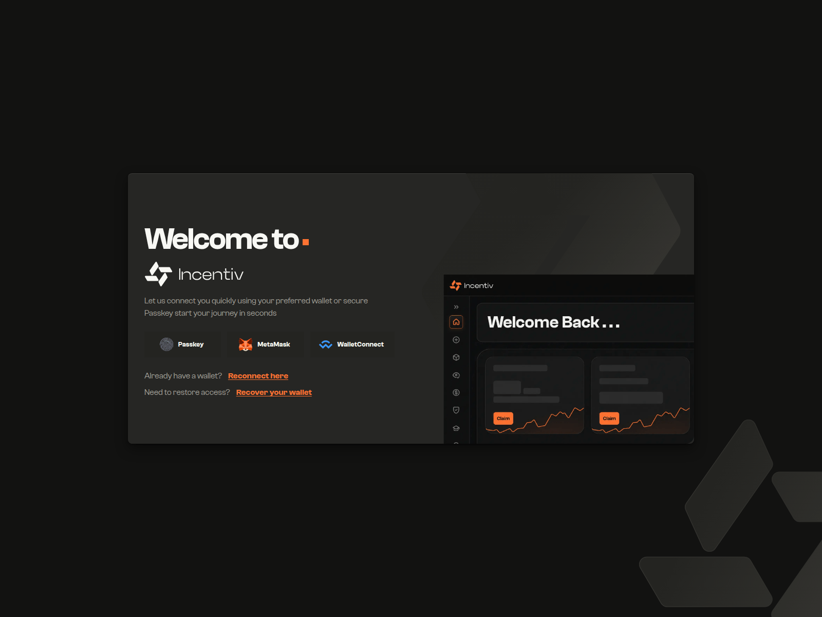 Screenshot of portal.incentiv.io