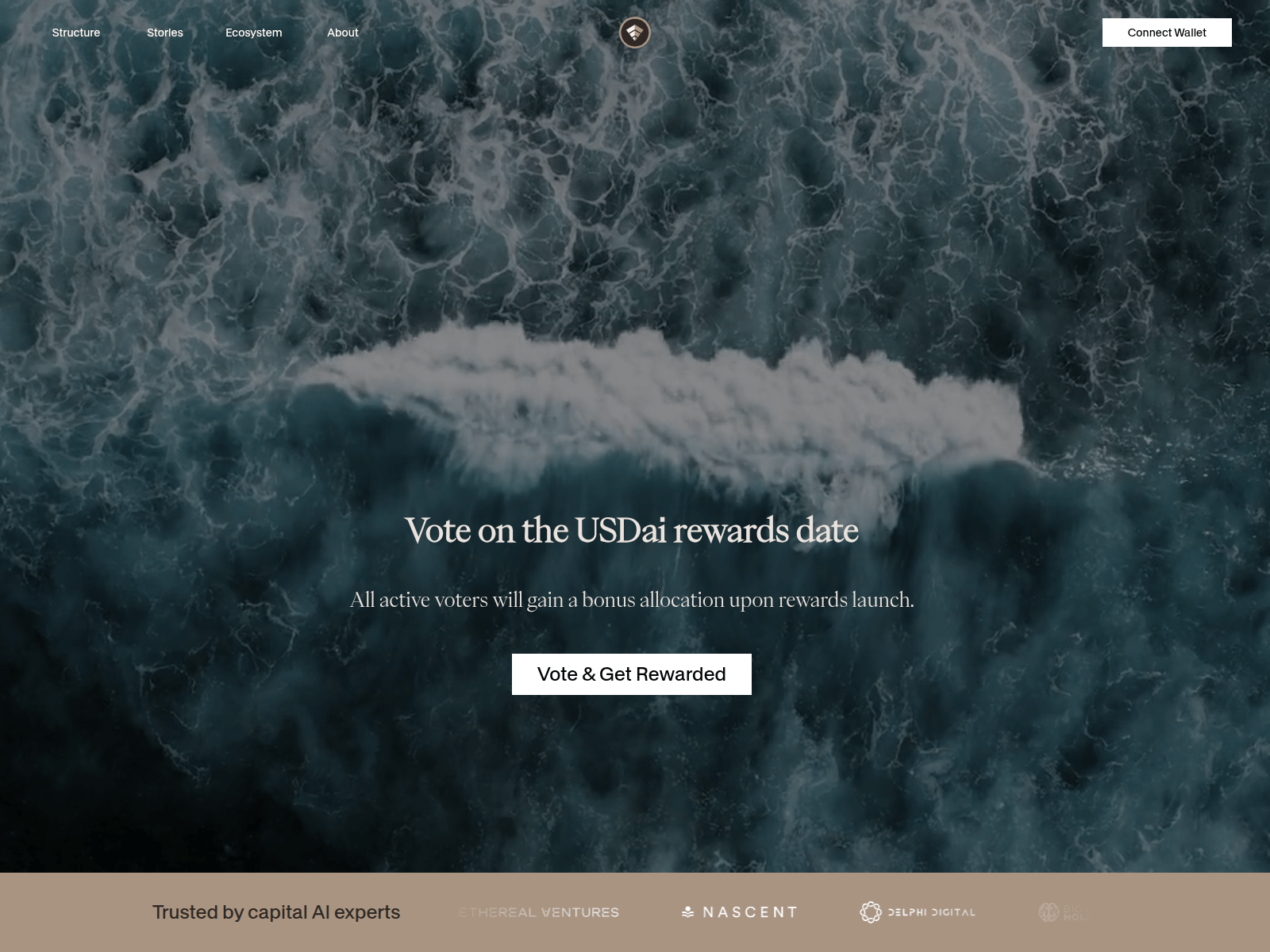 Screenshot of usdai.app