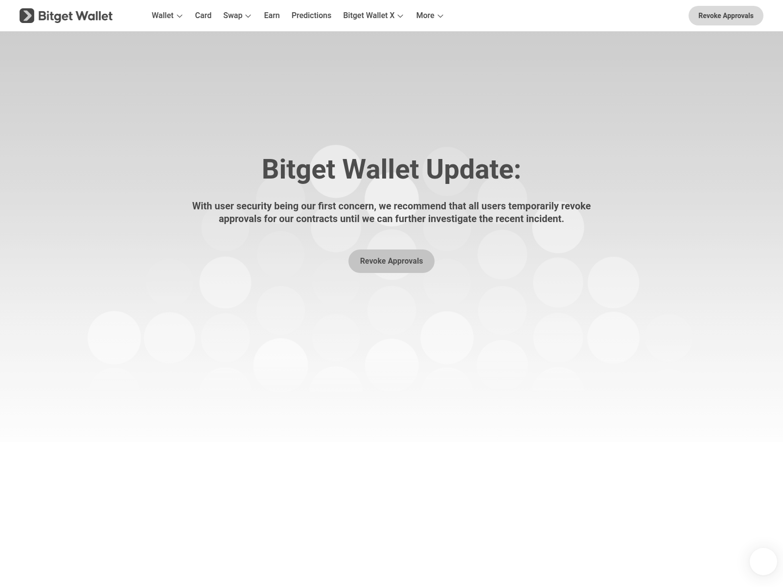 Screenshot of revoke-bitgetwallet.com