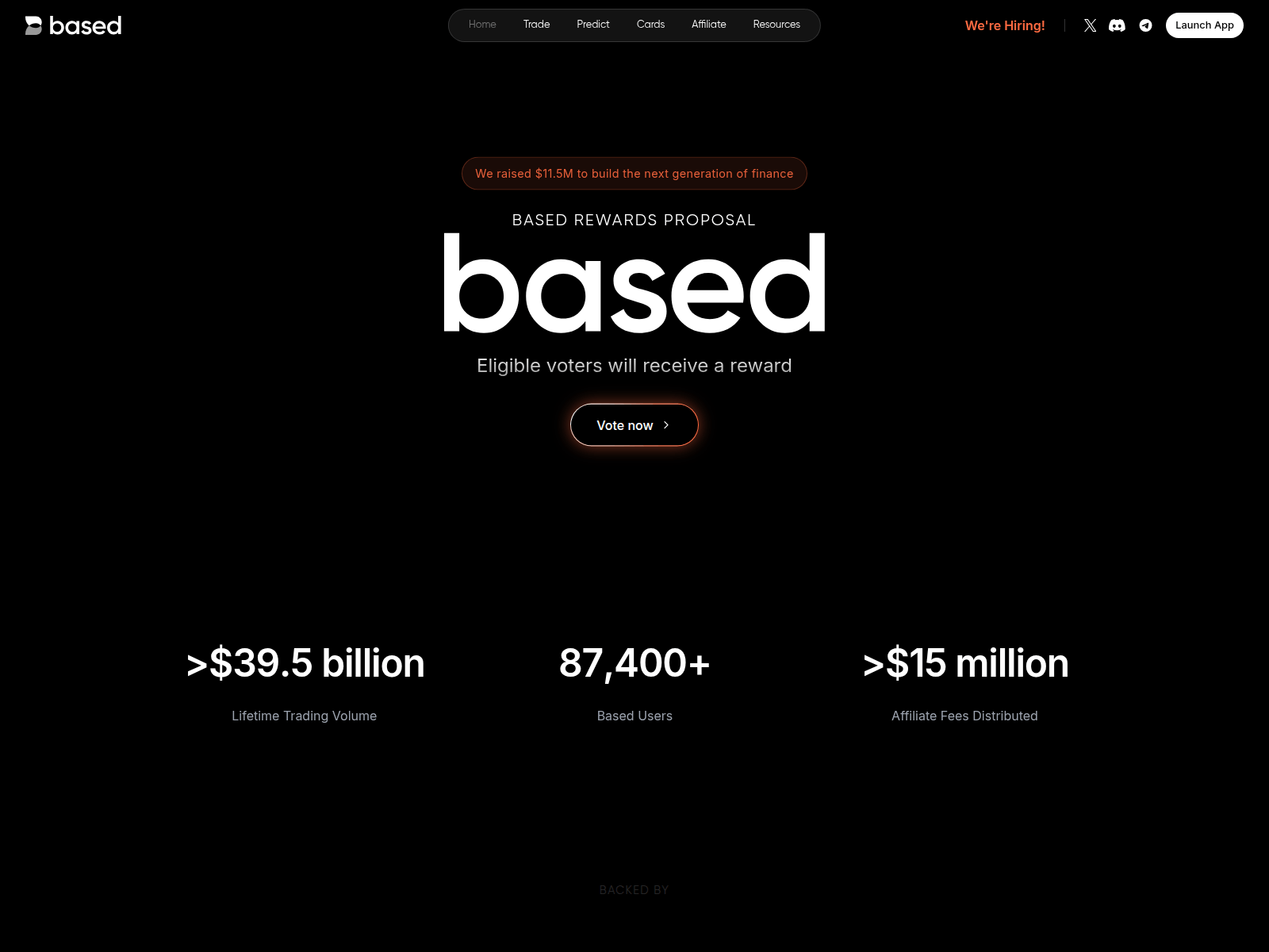 Screenshot of basedone.life