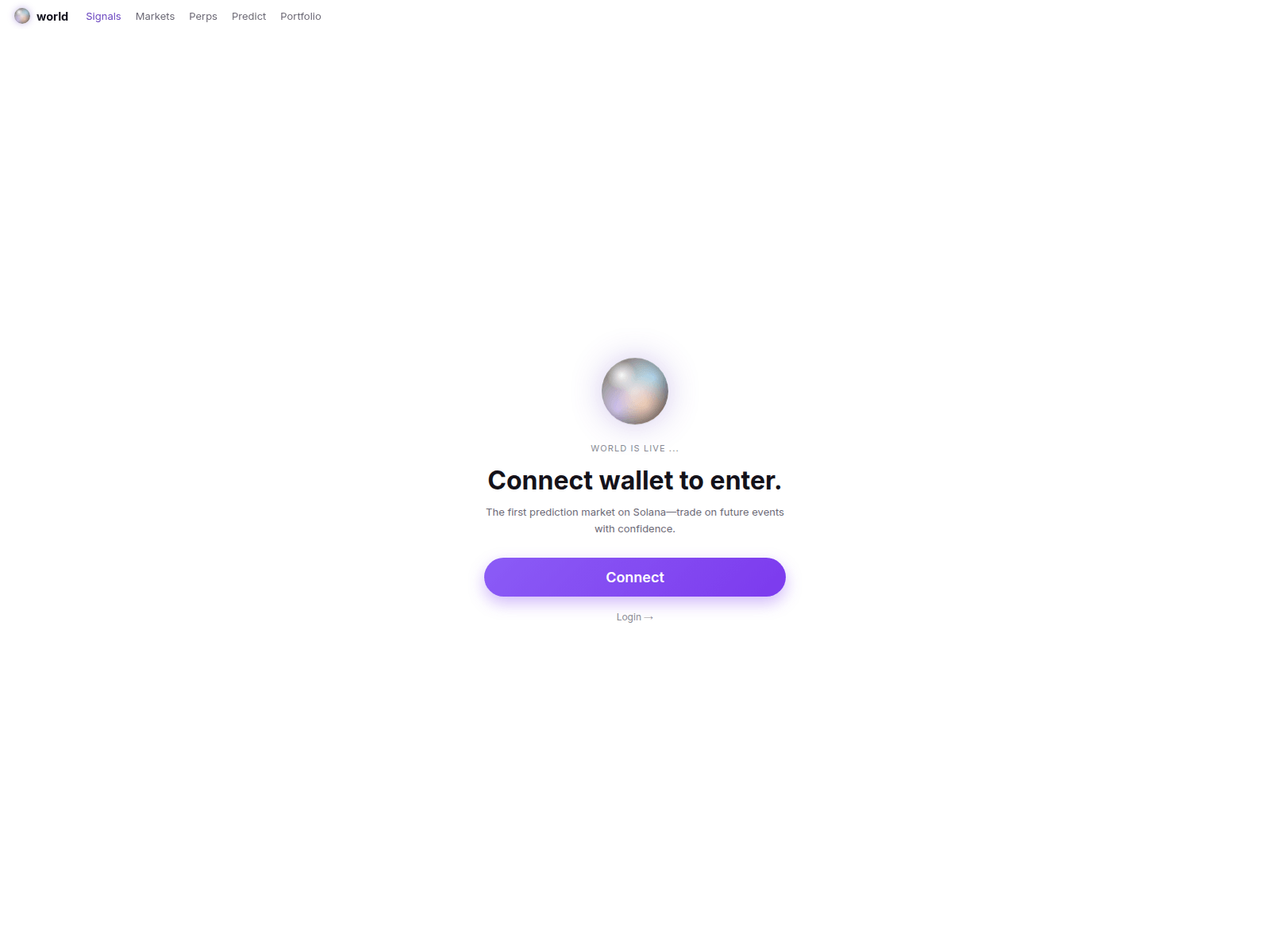 Screenshot of trade-world.xyz