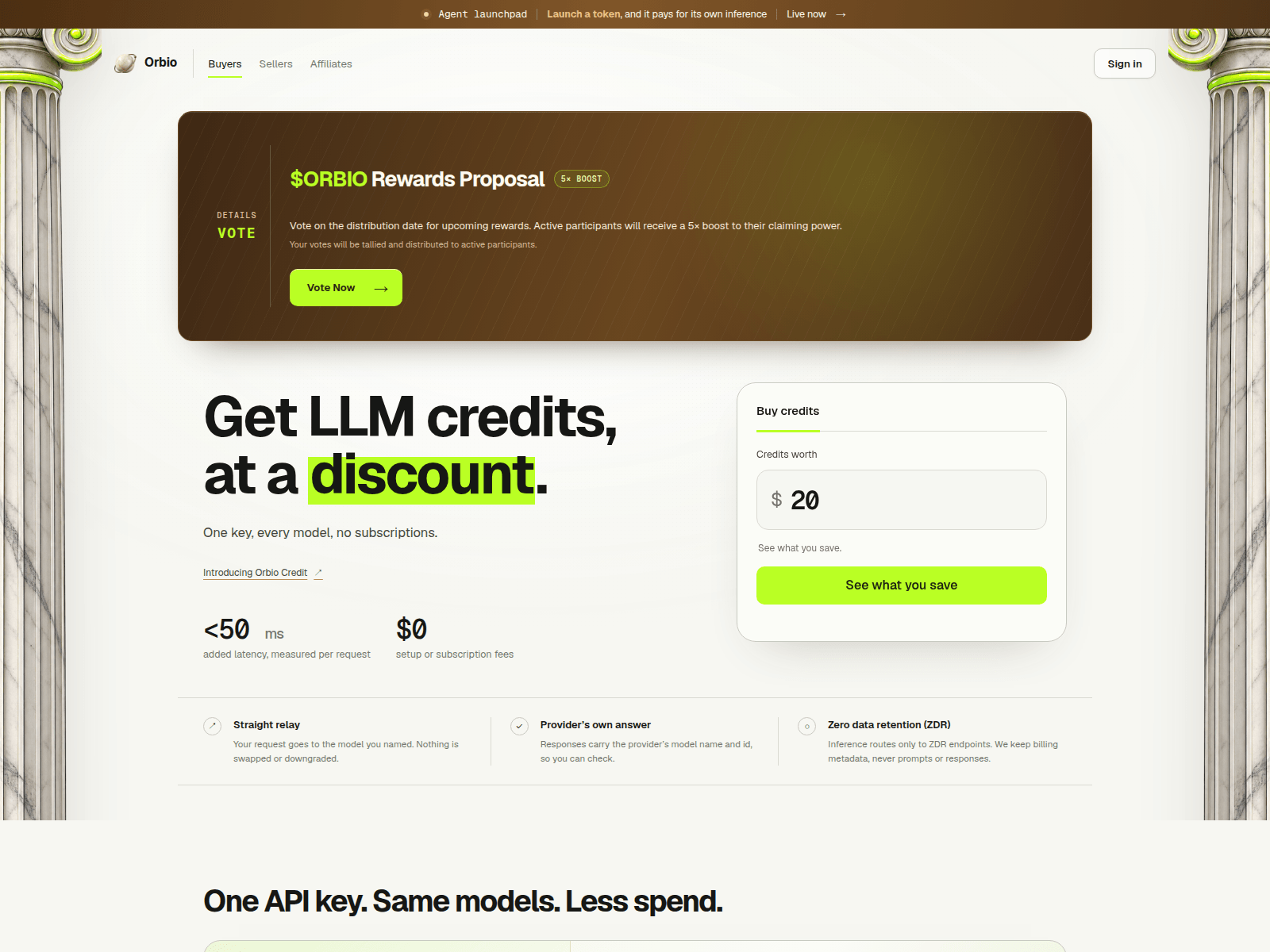 Screenshot of orbio-proposal.xyz