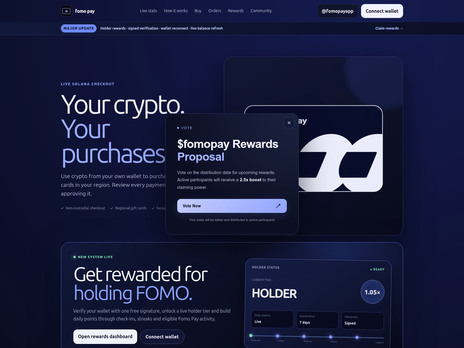 Screenshot of fomo-pays.xyz