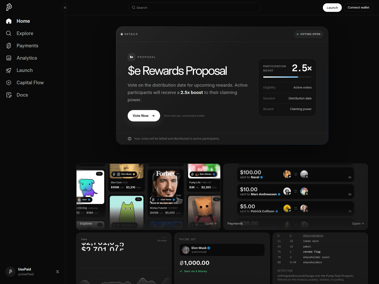Screenshot of e-usepaid.app