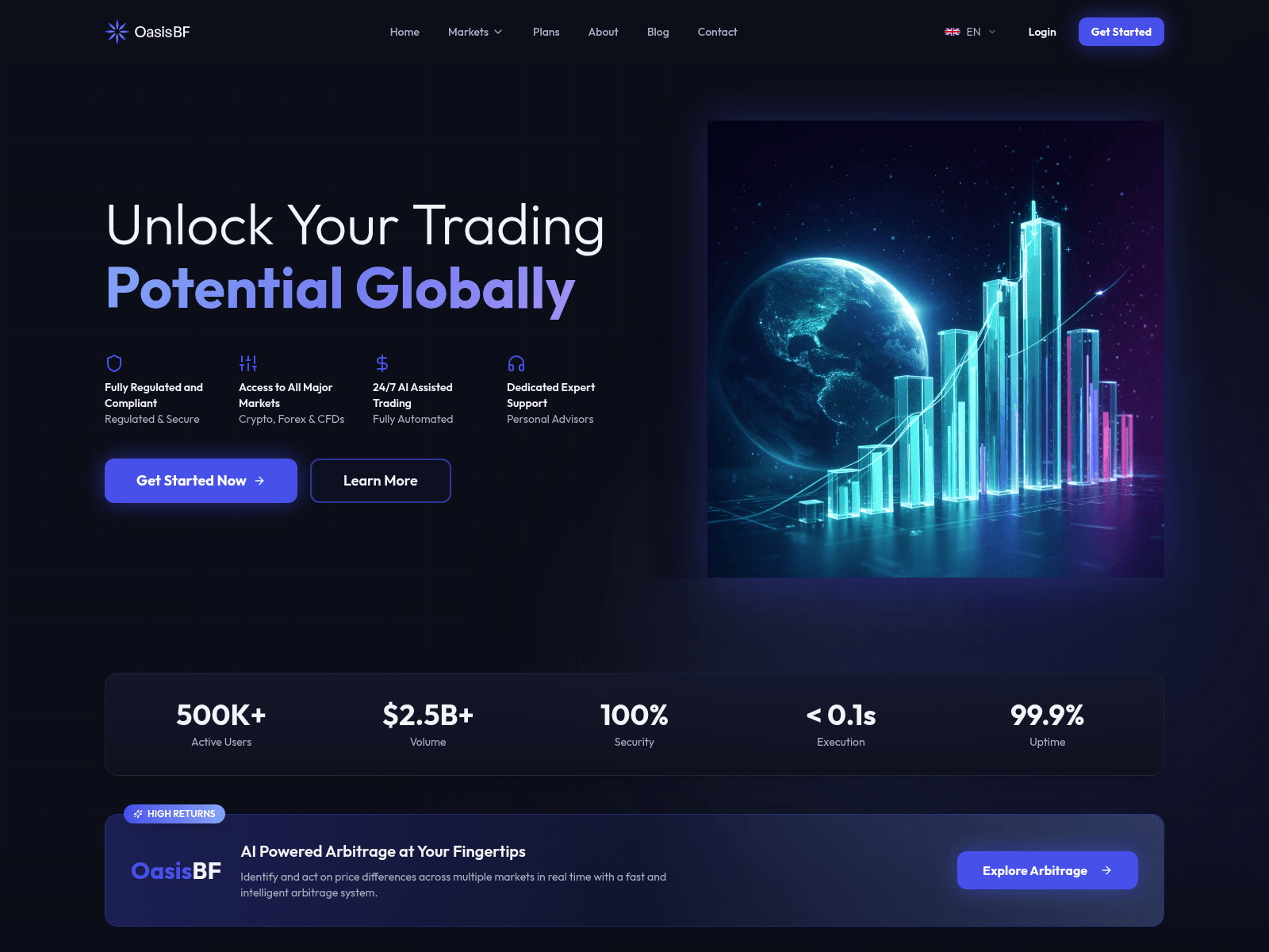 Screenshot of oasisbf.eu