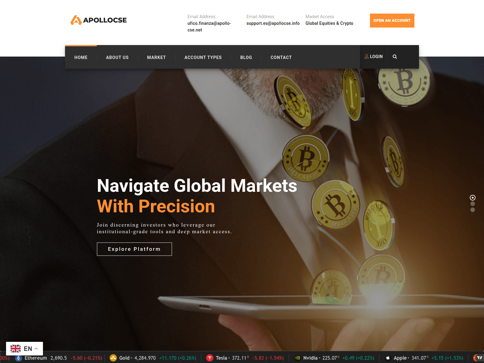 Screenshot of apollocse.ac