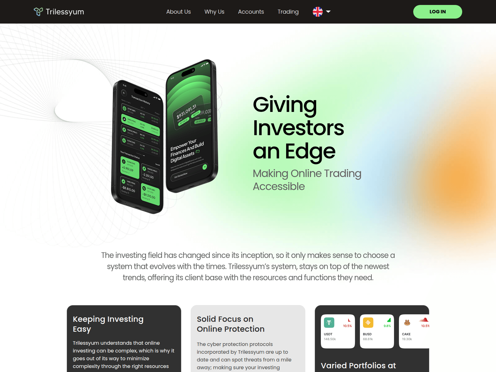 Screenshot of trilessyum.net