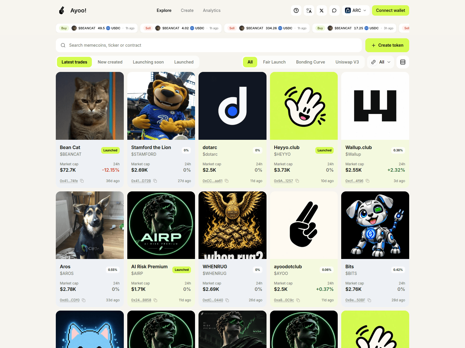 Screenshot of ayoo.club