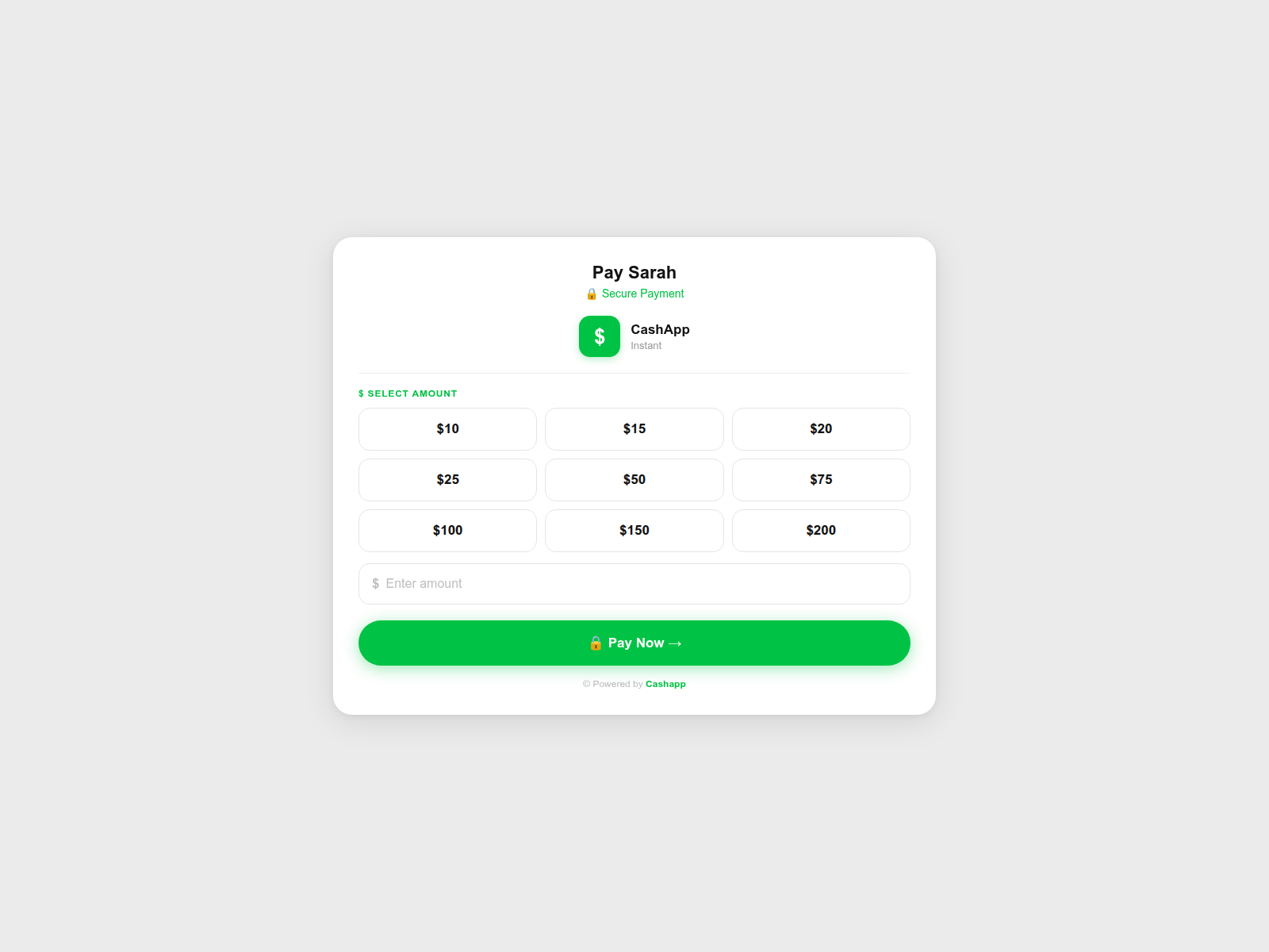 Screenshot of meappay.cash