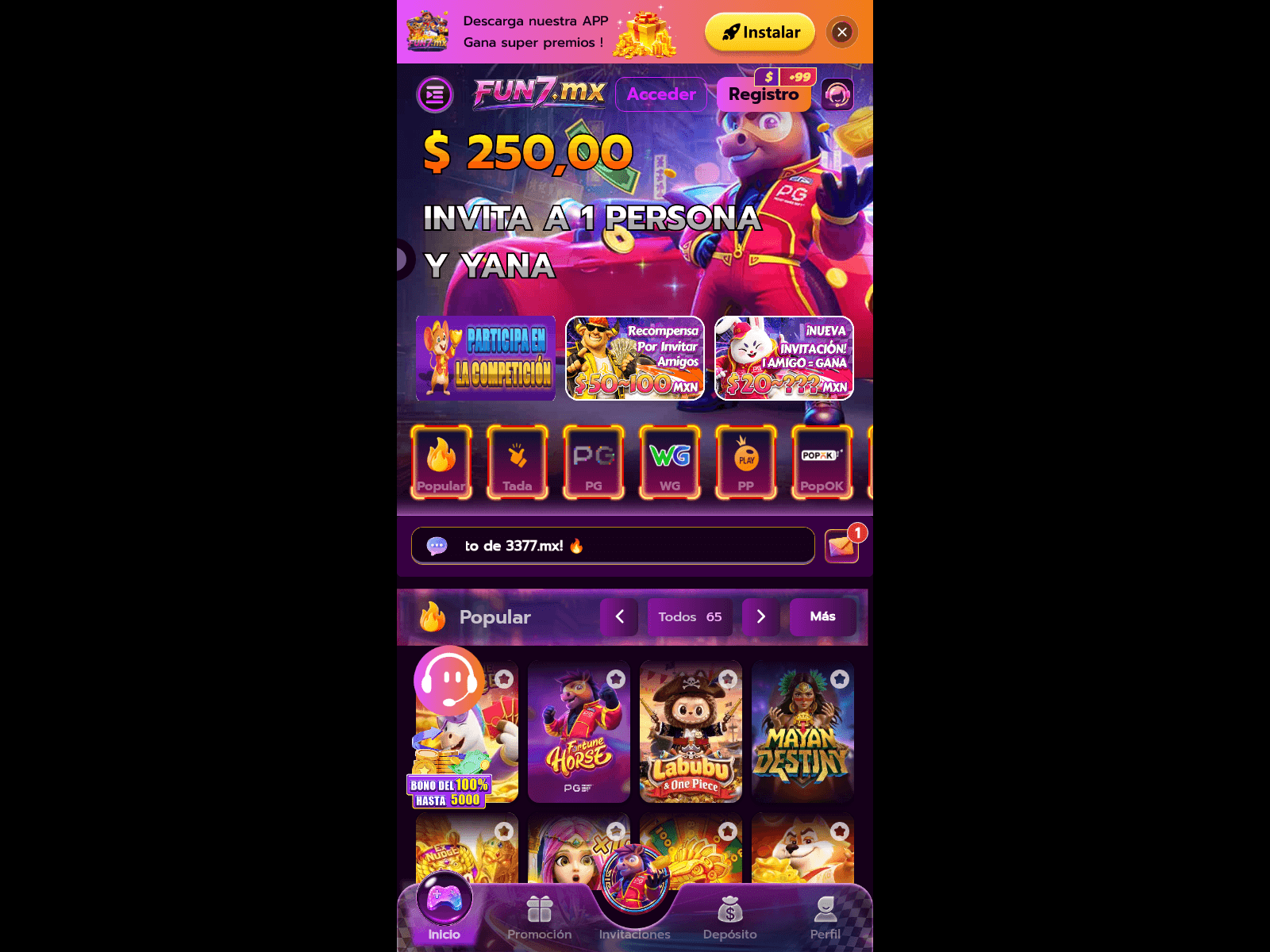 Screenshot of fun7.mx