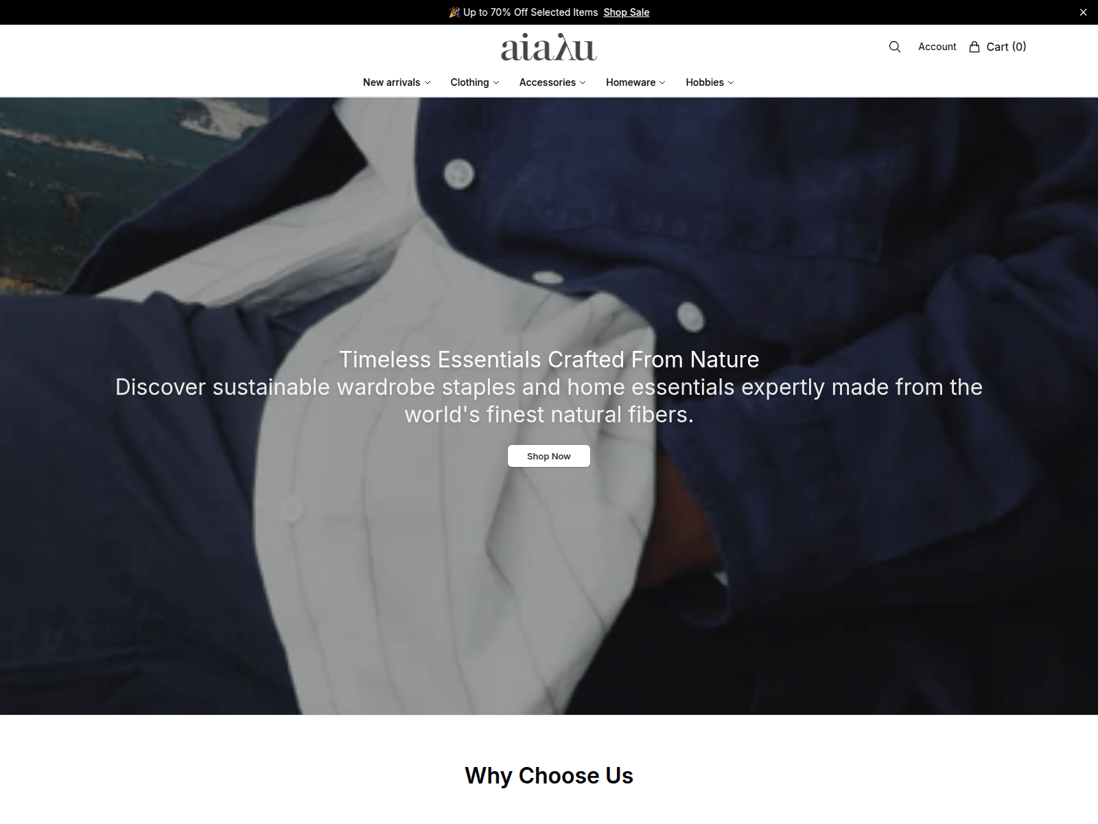 Screenshot of aiayustudio.shop