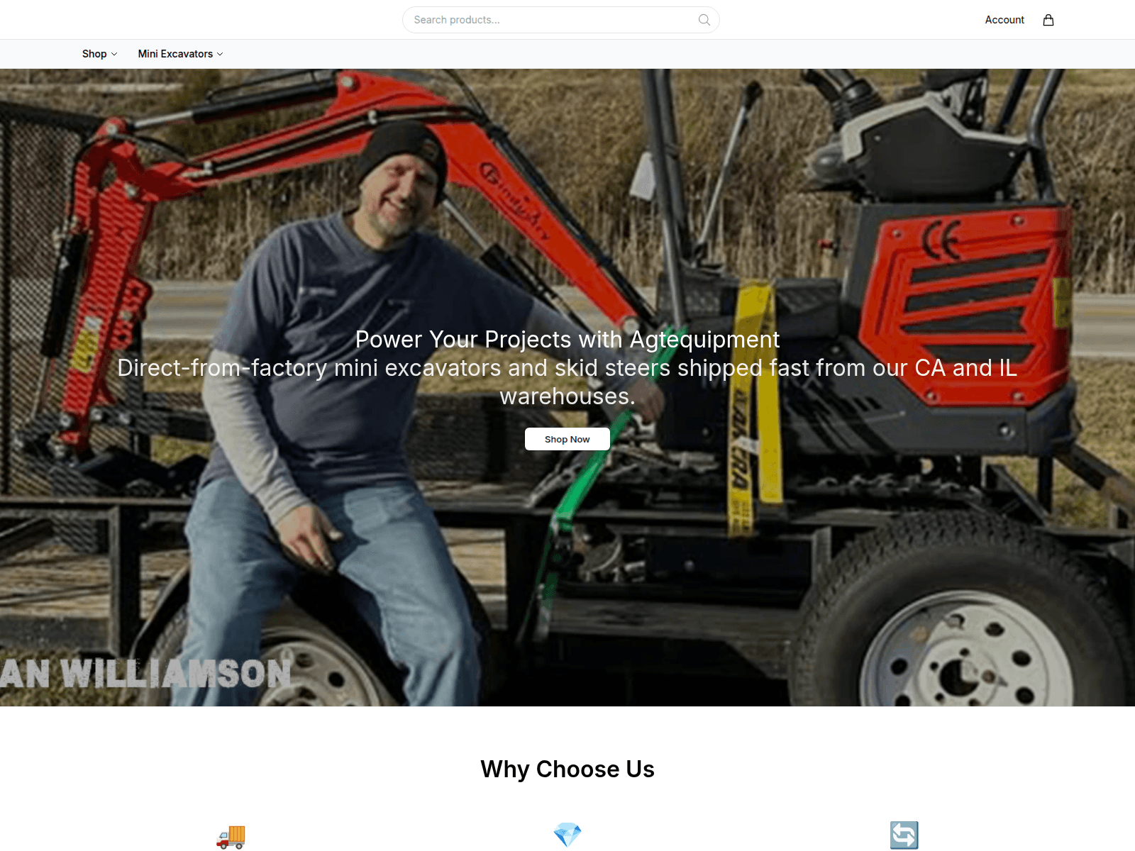 Screenshot of agtequipmentdirect.shop