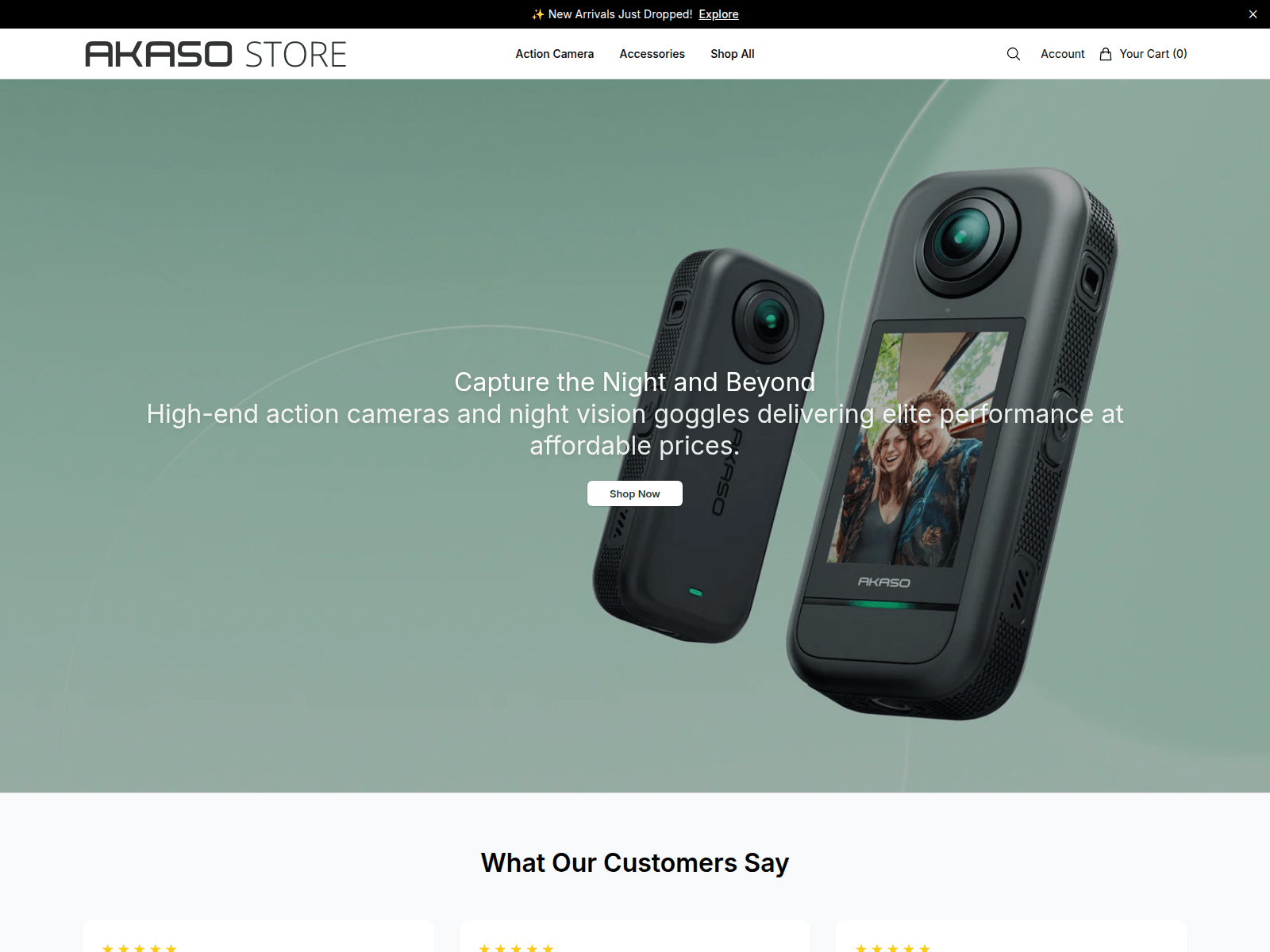 Screenshot of akasohq.shop