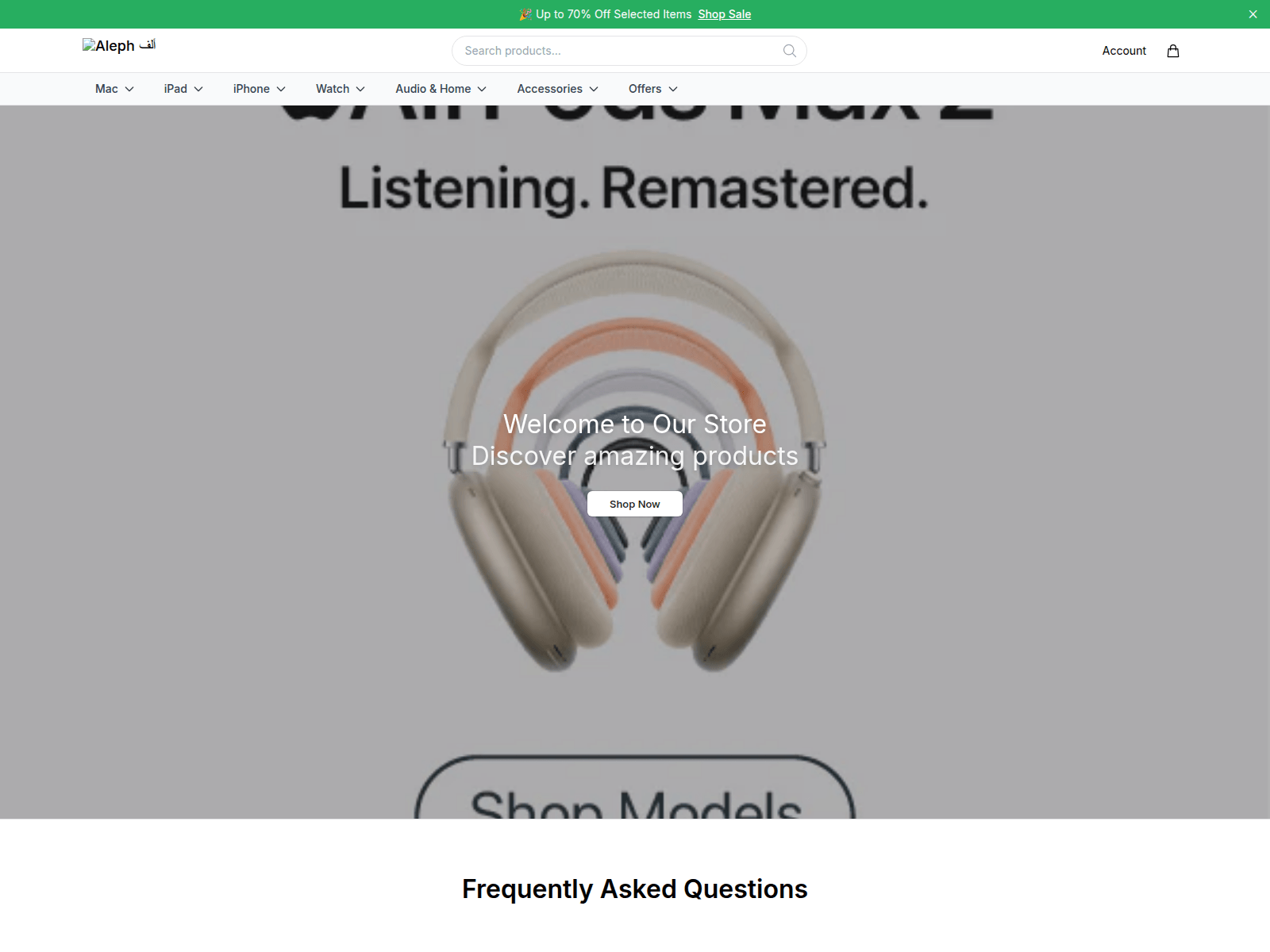 Screenshot of alephdigital.shop