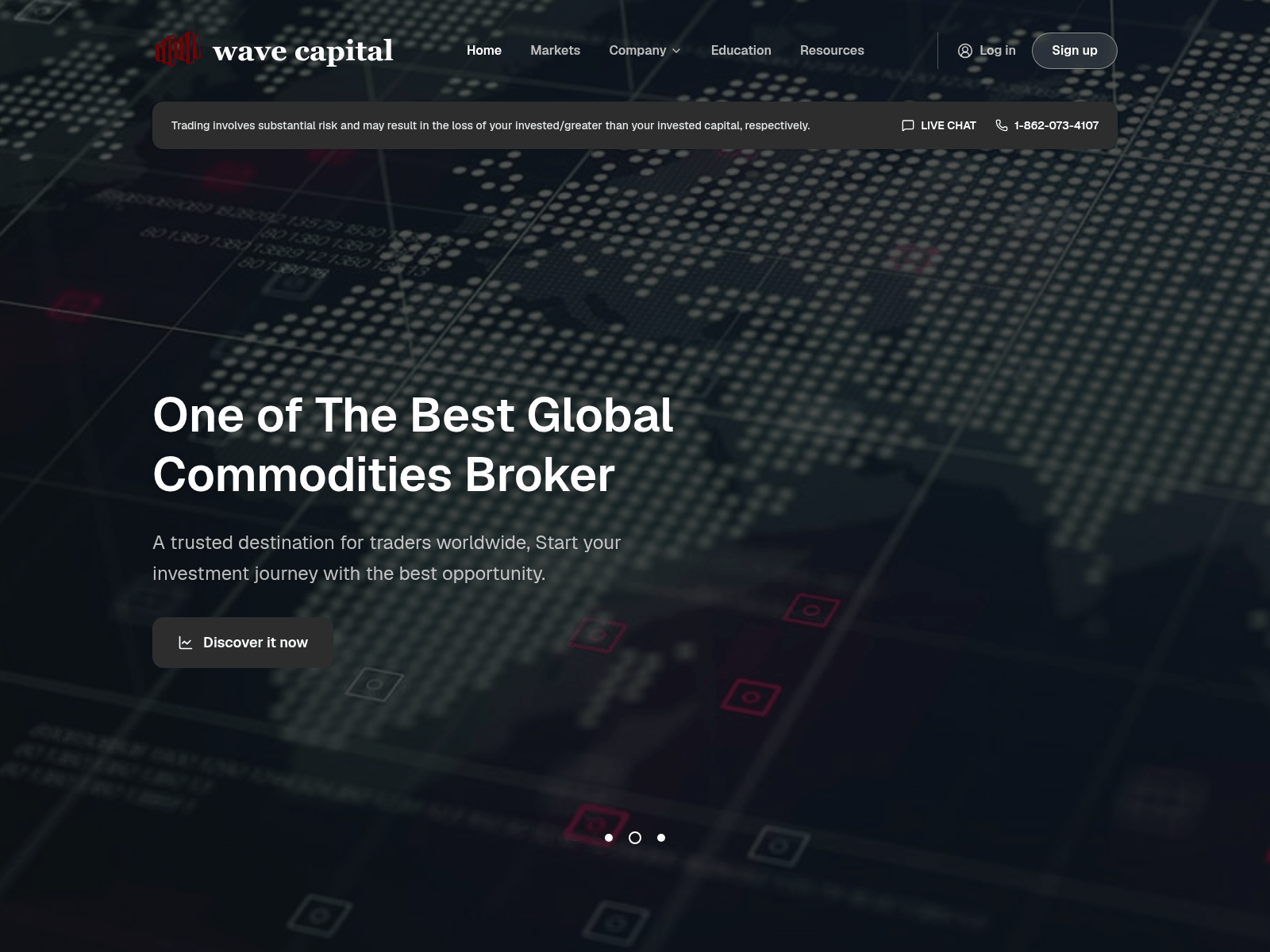 Screenshot of wavecapitalpro.com
