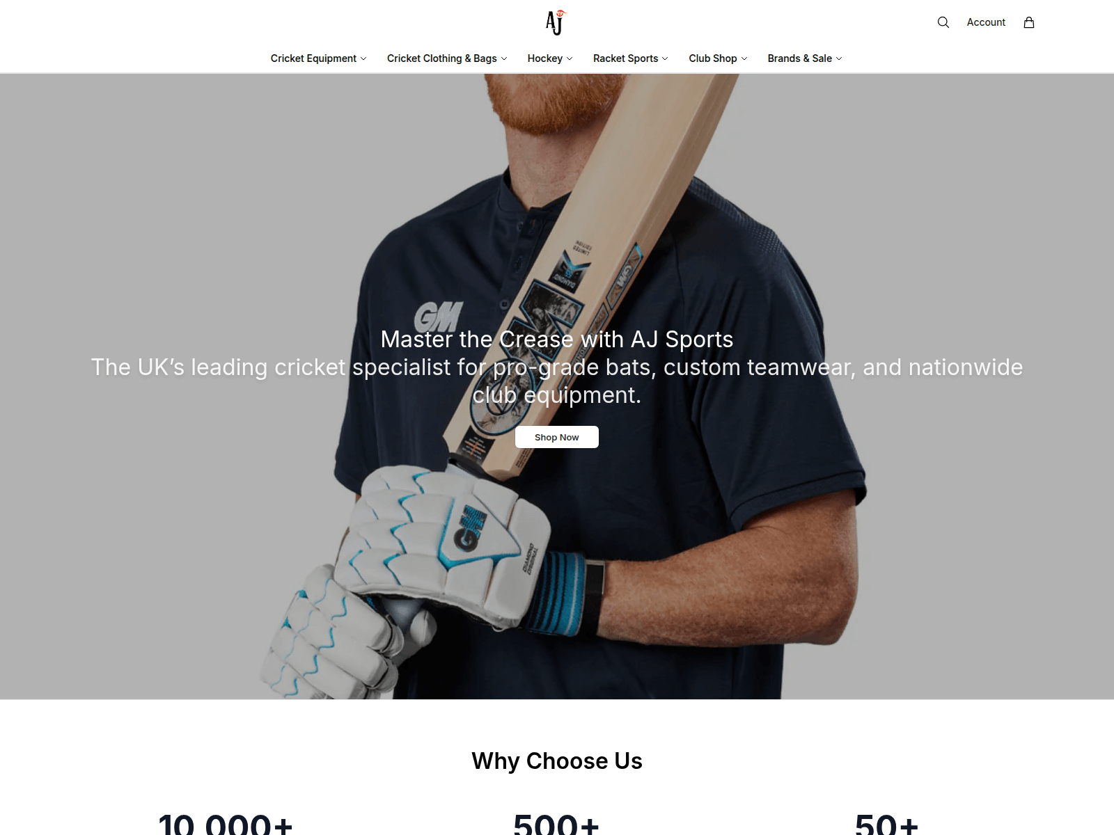Screenshot of ajsportshq.shop