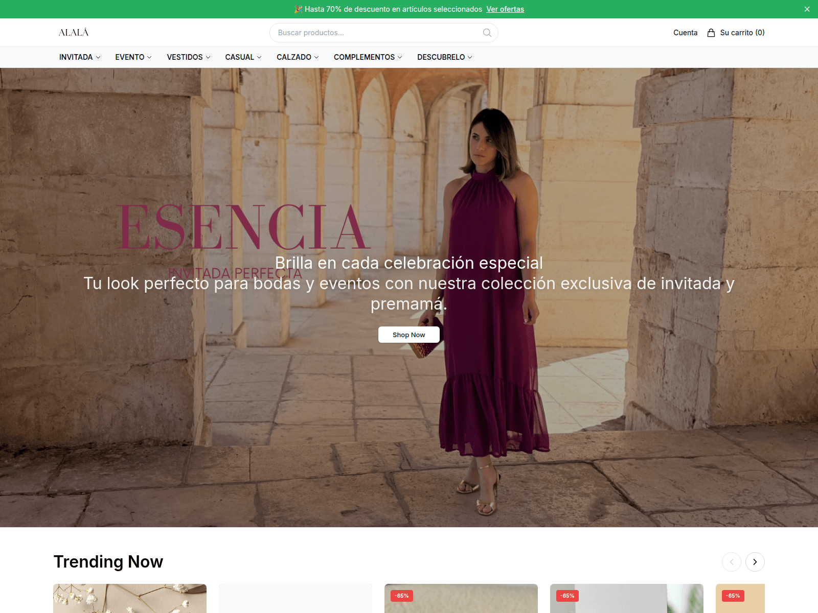 Screenshot of alalamoda.shop