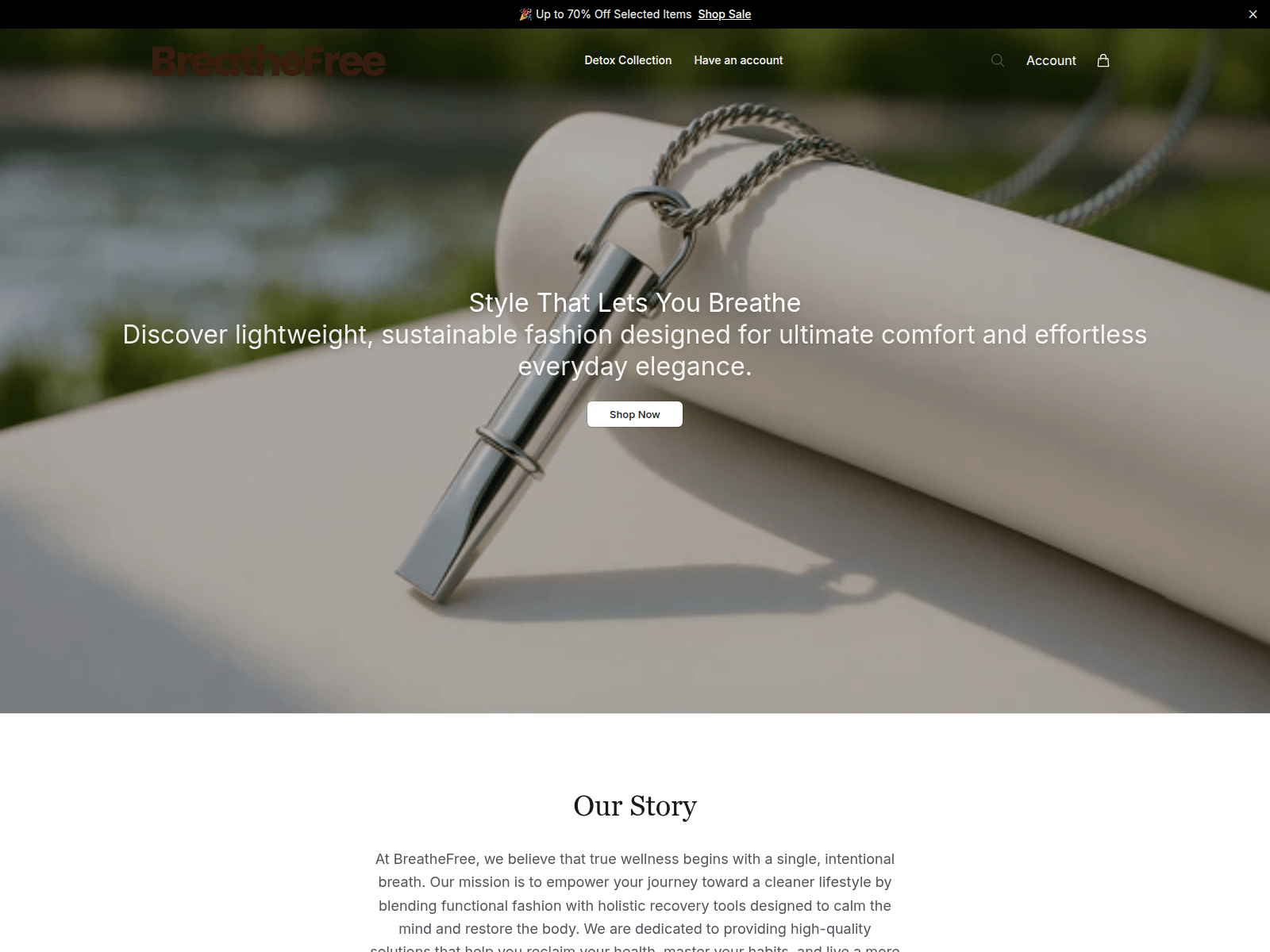 Screenshot of airwellness.shop
