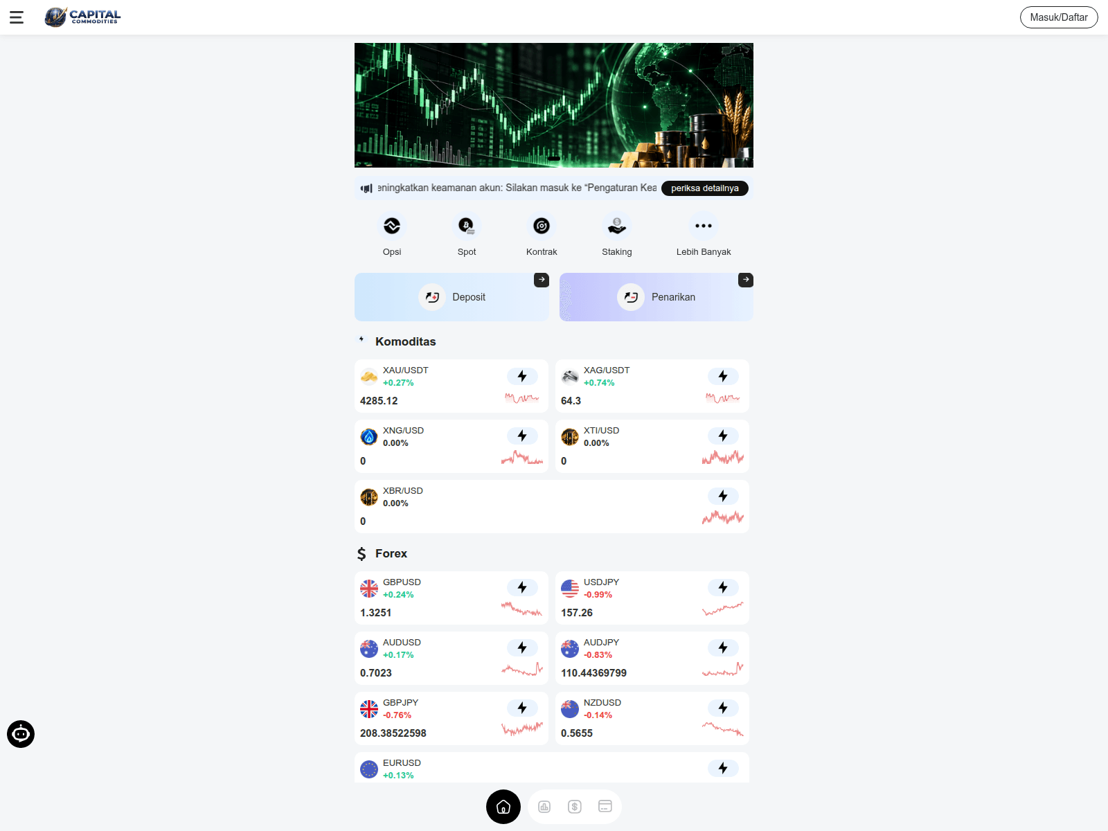 Screenshot von capitalyog.com