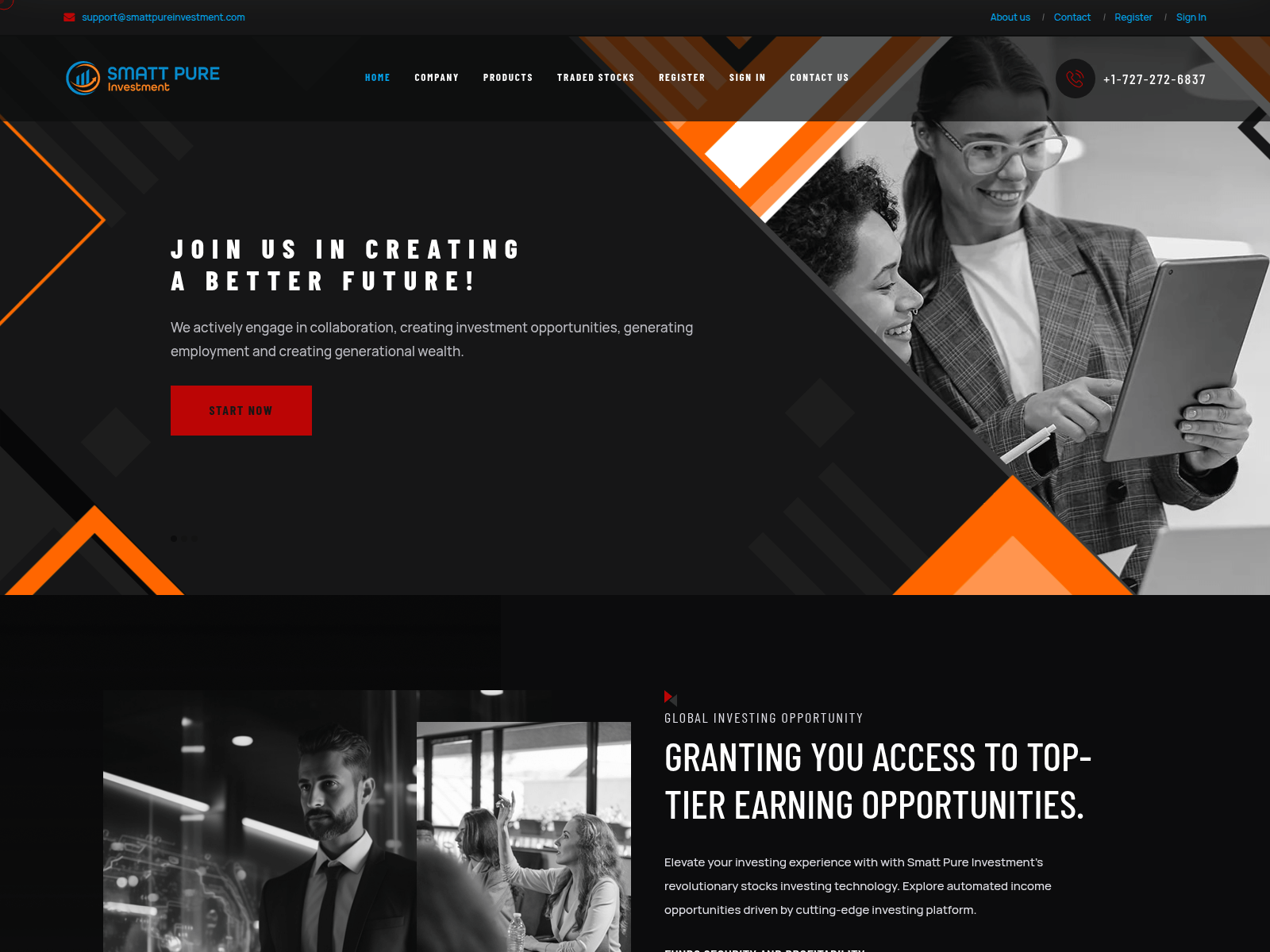 Screenshot of smattpureinvestment.com