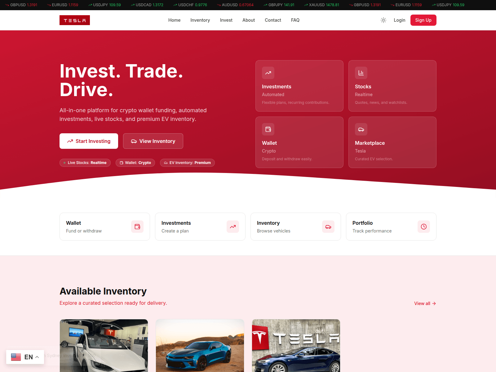 Screenshot of tesm.internezz.xyz