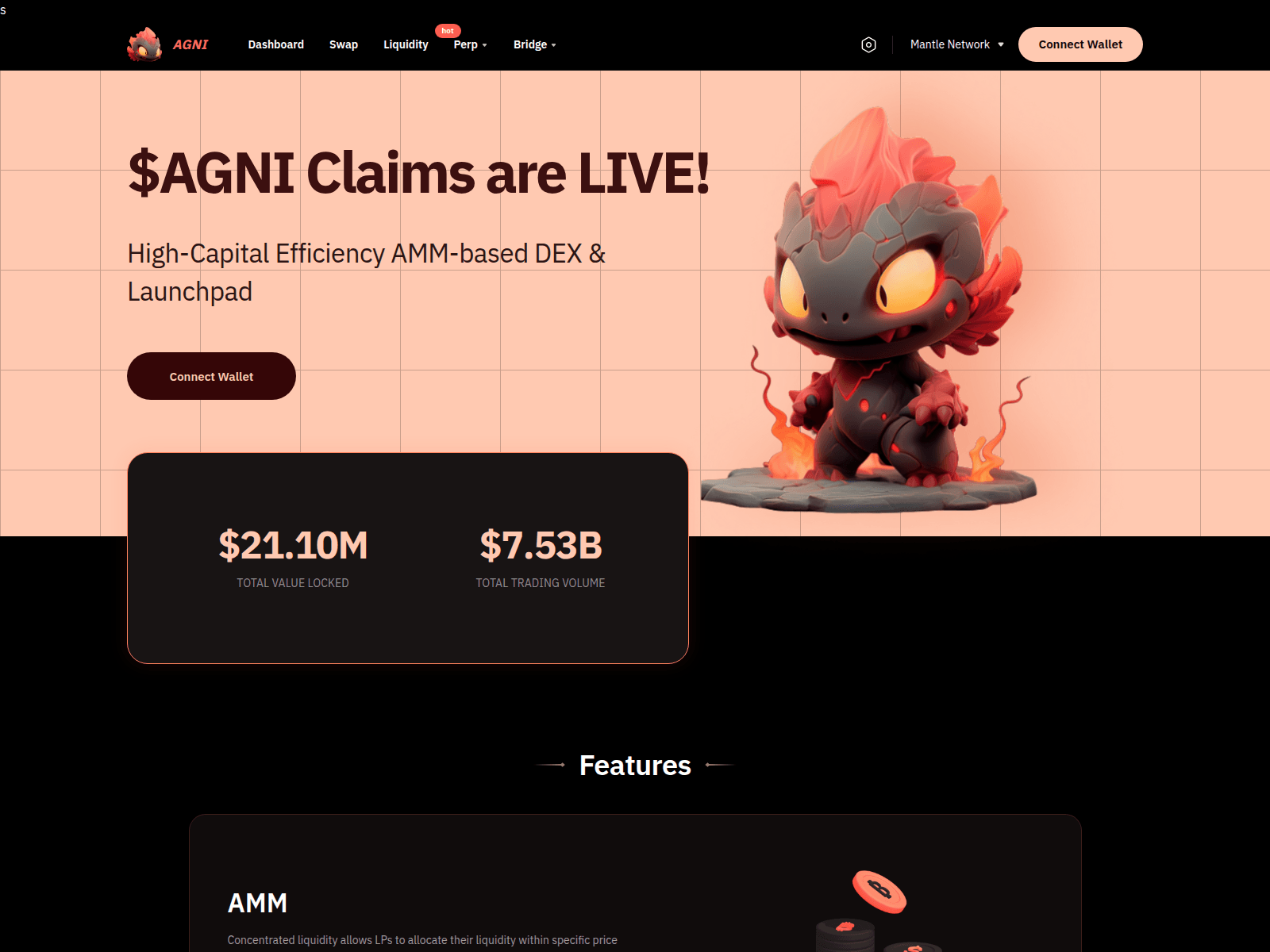 Screenshot of agnifinance.xyz