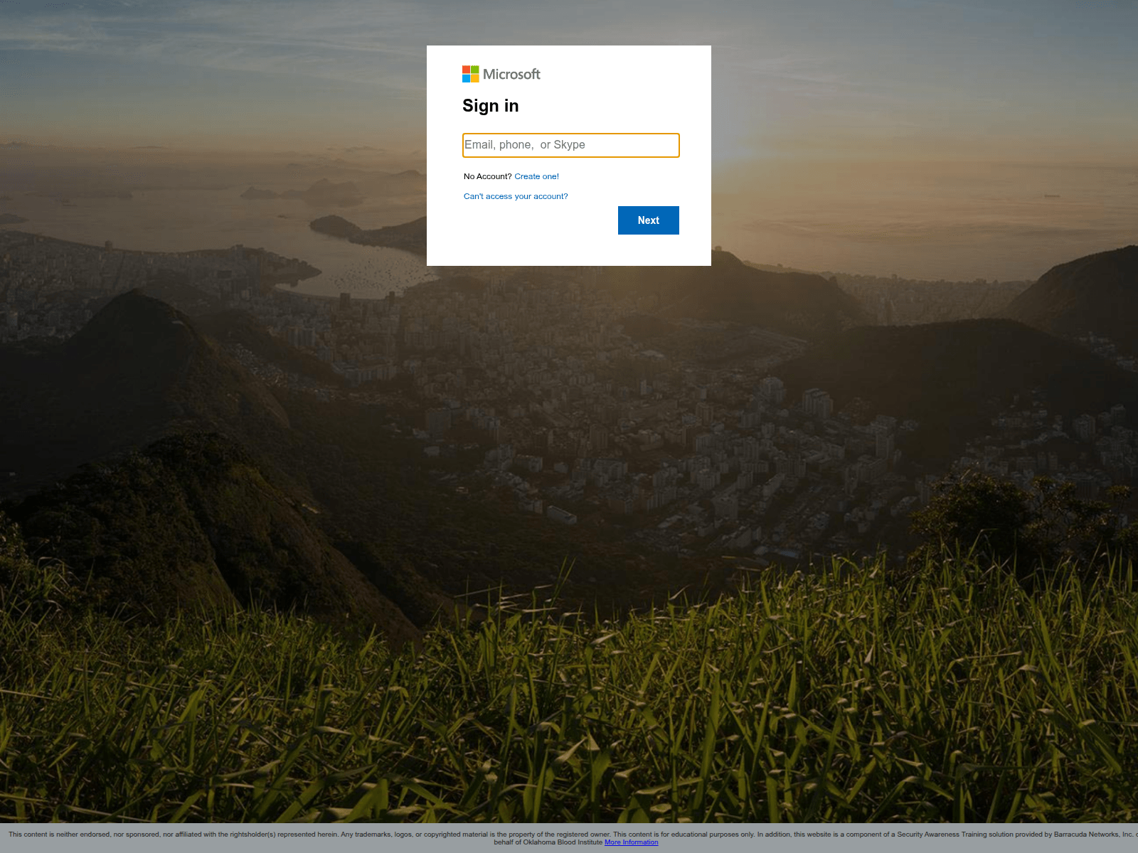 Screenshot of obl.securefileshared.info