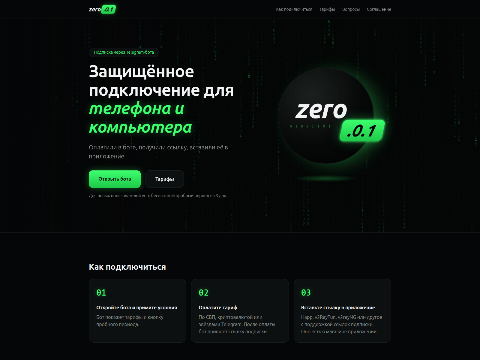 的截图 vpn-zero.run