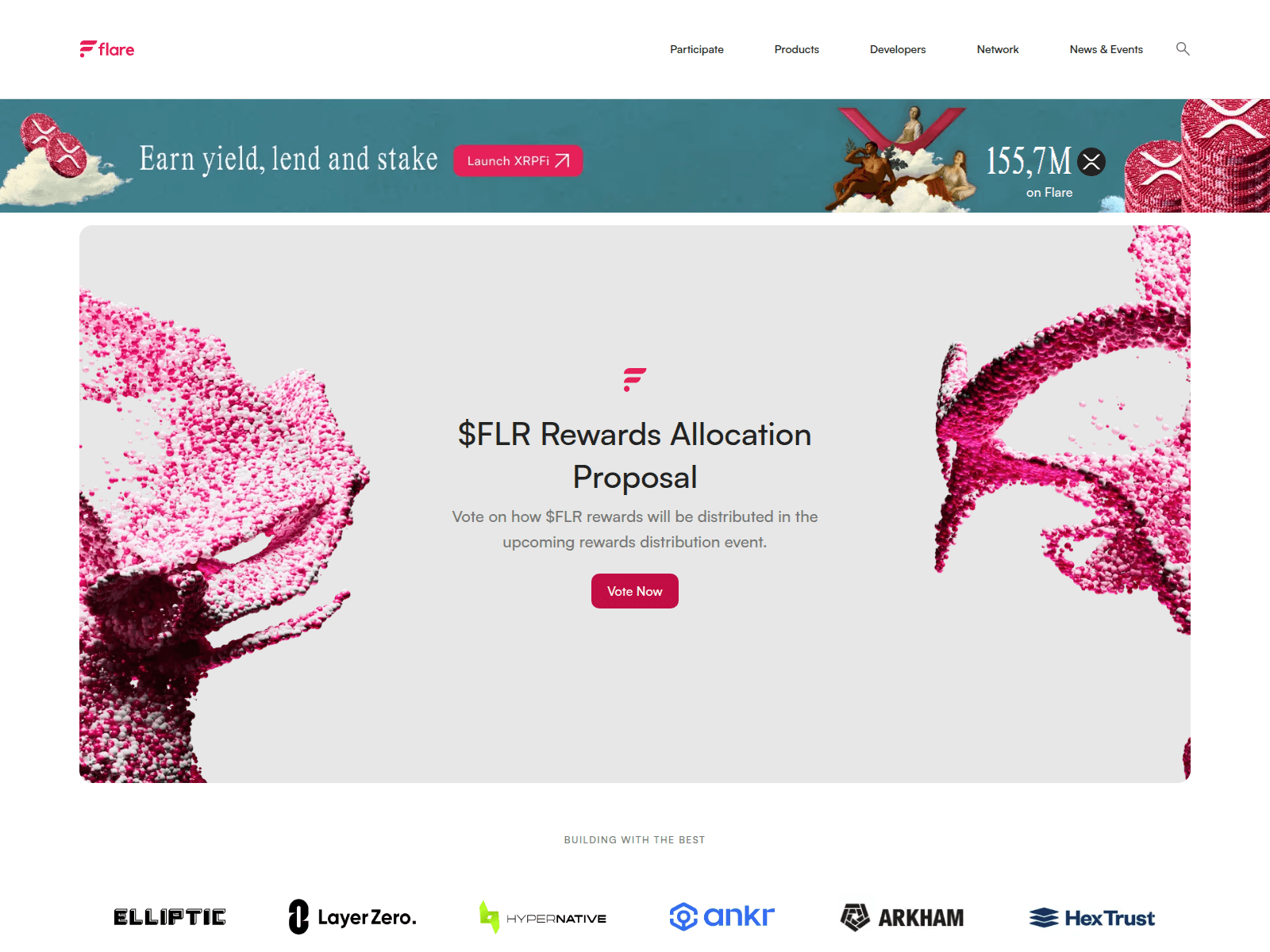 Screenshot of allocations-flarenetwork.xyz