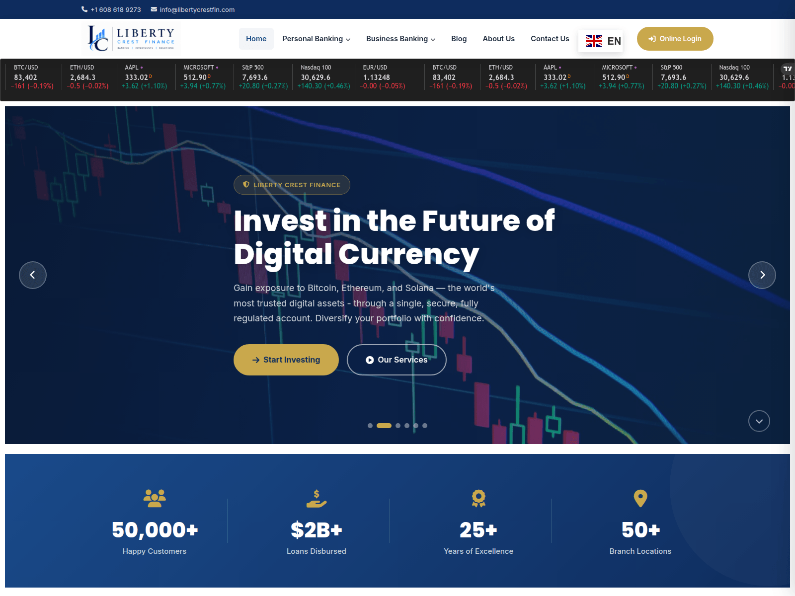 Screenshot von libertycrestfin.com