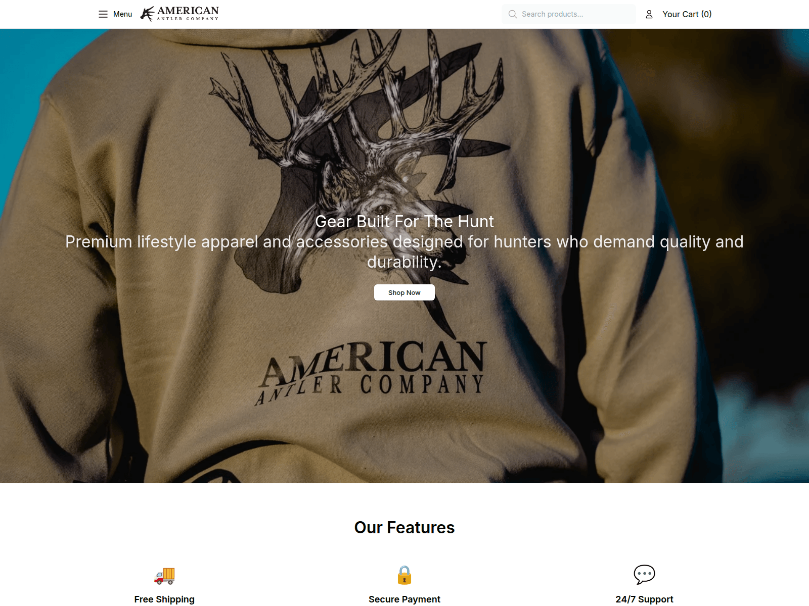 Captura de pantalla de americanantlercompanyhq.shop